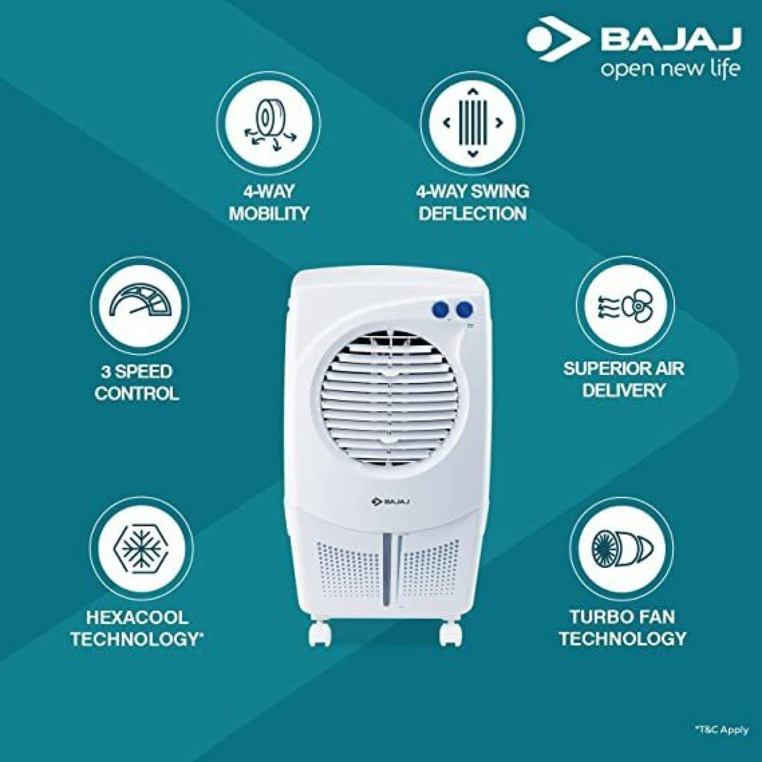 Image of BAJAJ 24 L Room /Personal Air Cooler