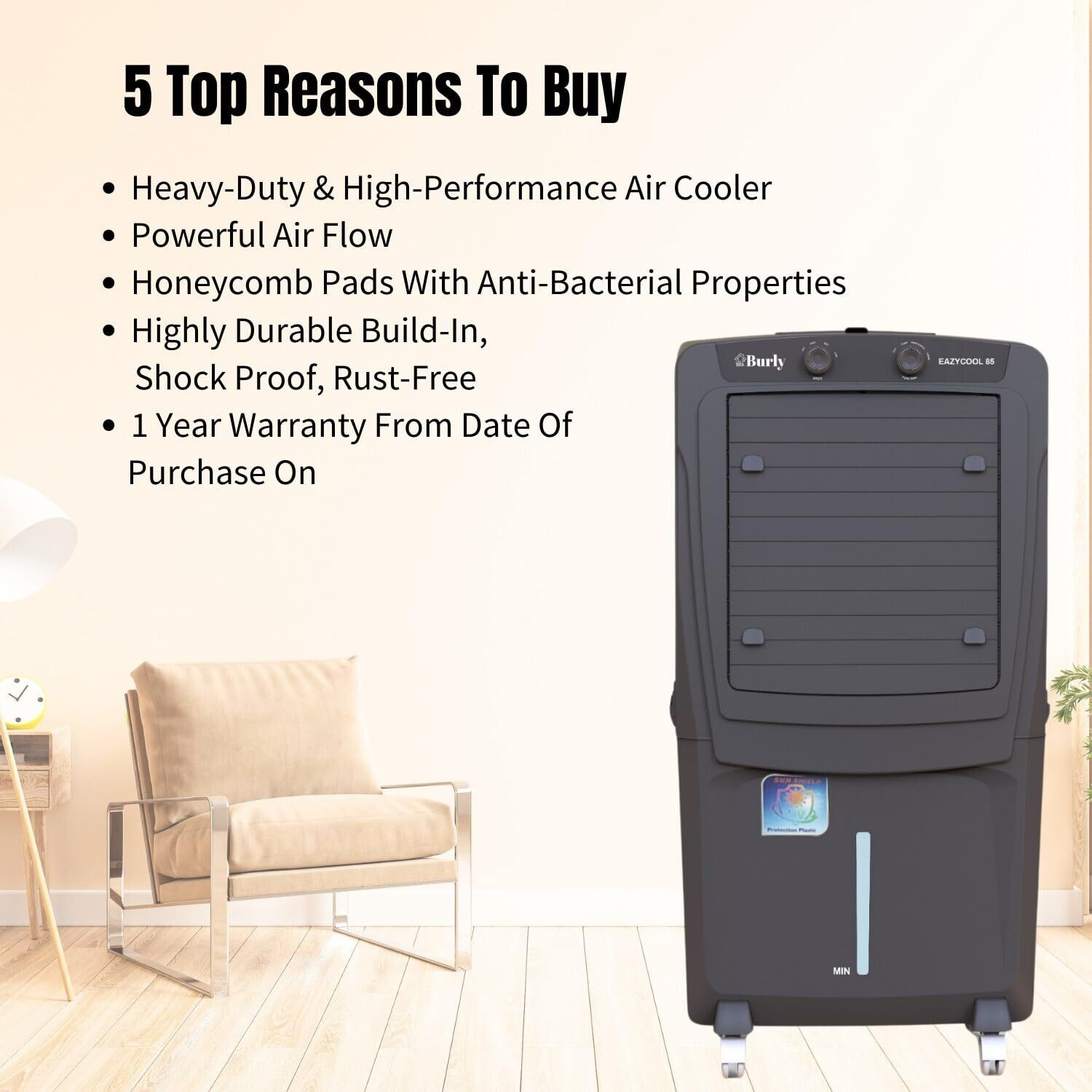 Image of BHABURLY 85 L Desert Air Cooler