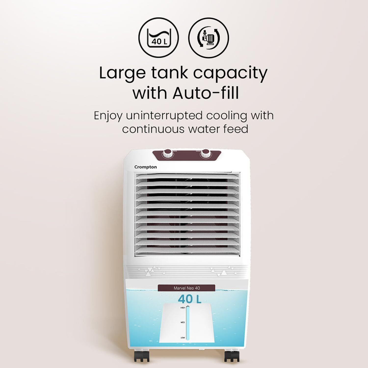 Image of Crompton 40 L Room /Personal Air Cooler