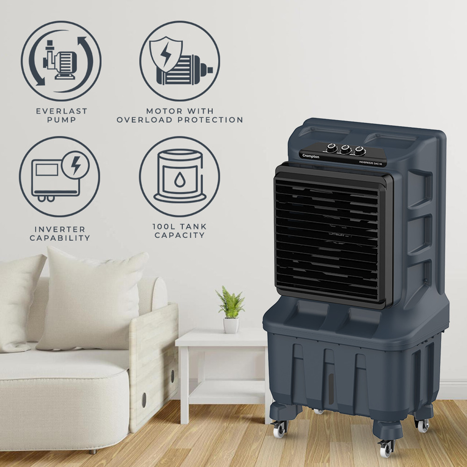 Image of Crompton 100 L Desert Air Cooler