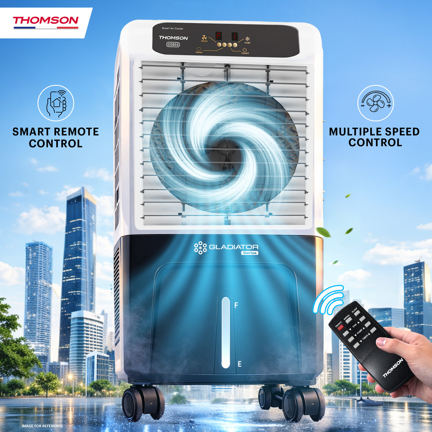 Image of Thomson 95 L Desert Air Cooler With Smart Remote Control Technology