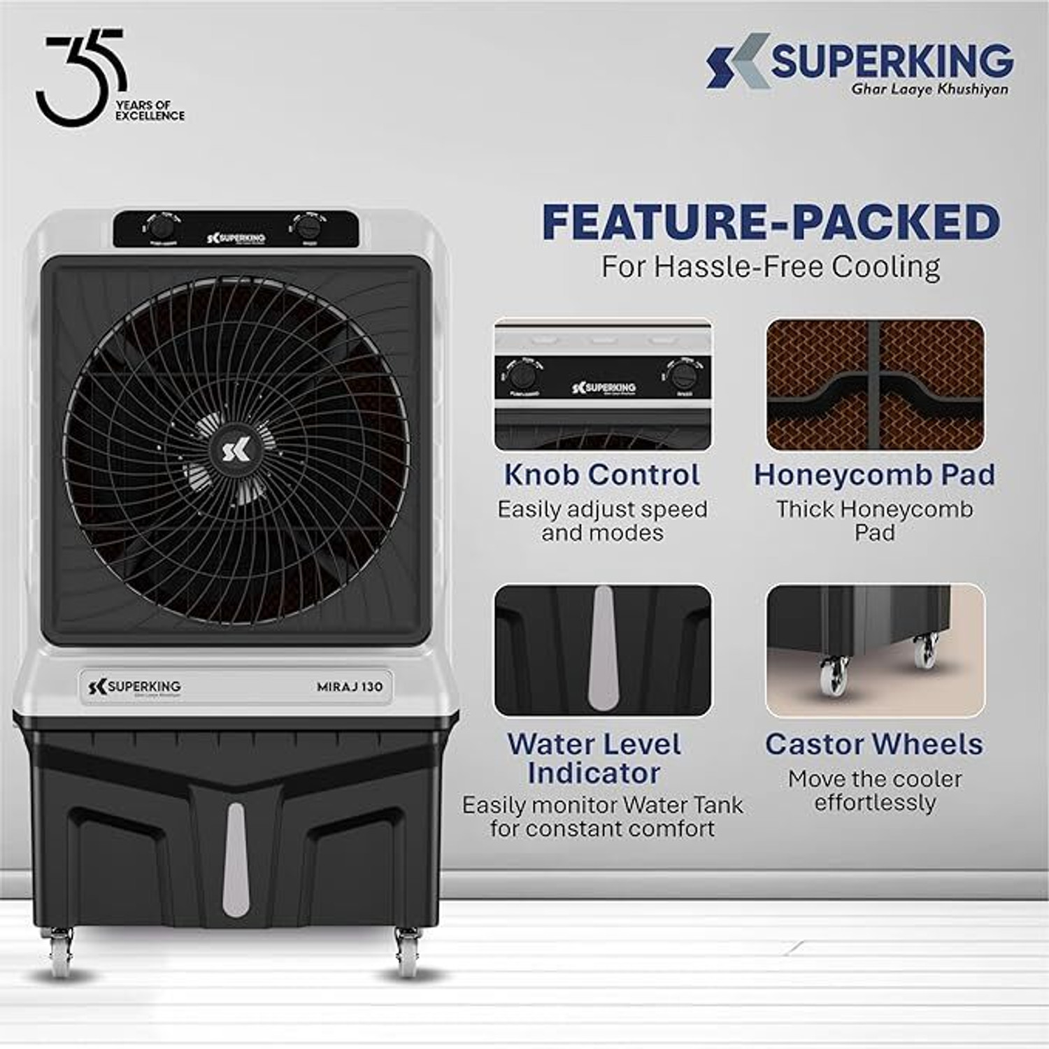 Image of Super King 130 L Desert Air Cooler