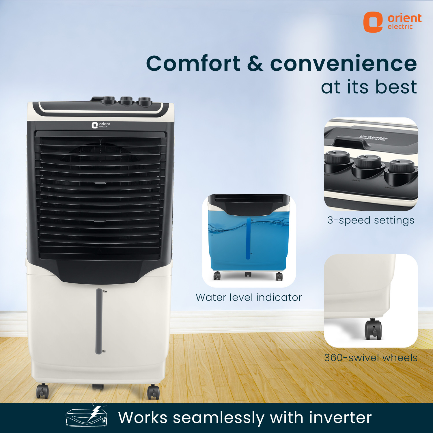 Image of Orient Electric 105 L Desert Air Cooler