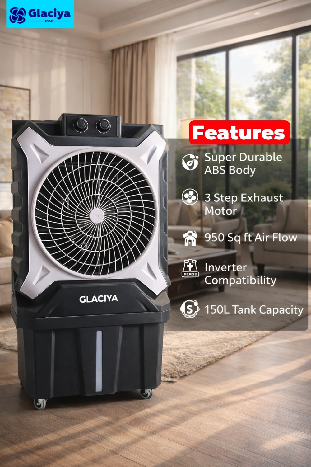 Image of GLACIYA 150 L Desert Air Cooler