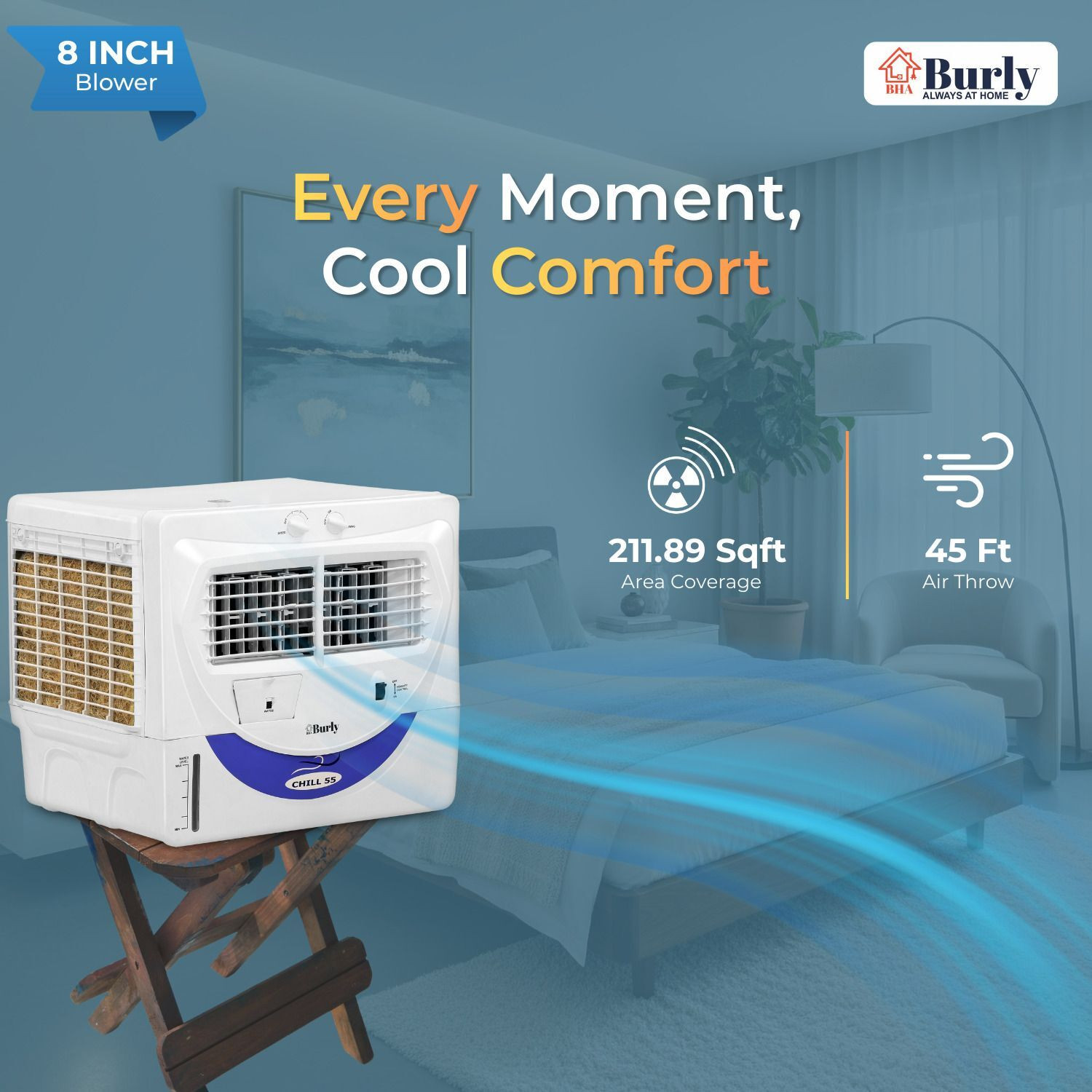 Image of BHABURLY 55 L Window Air Cooler