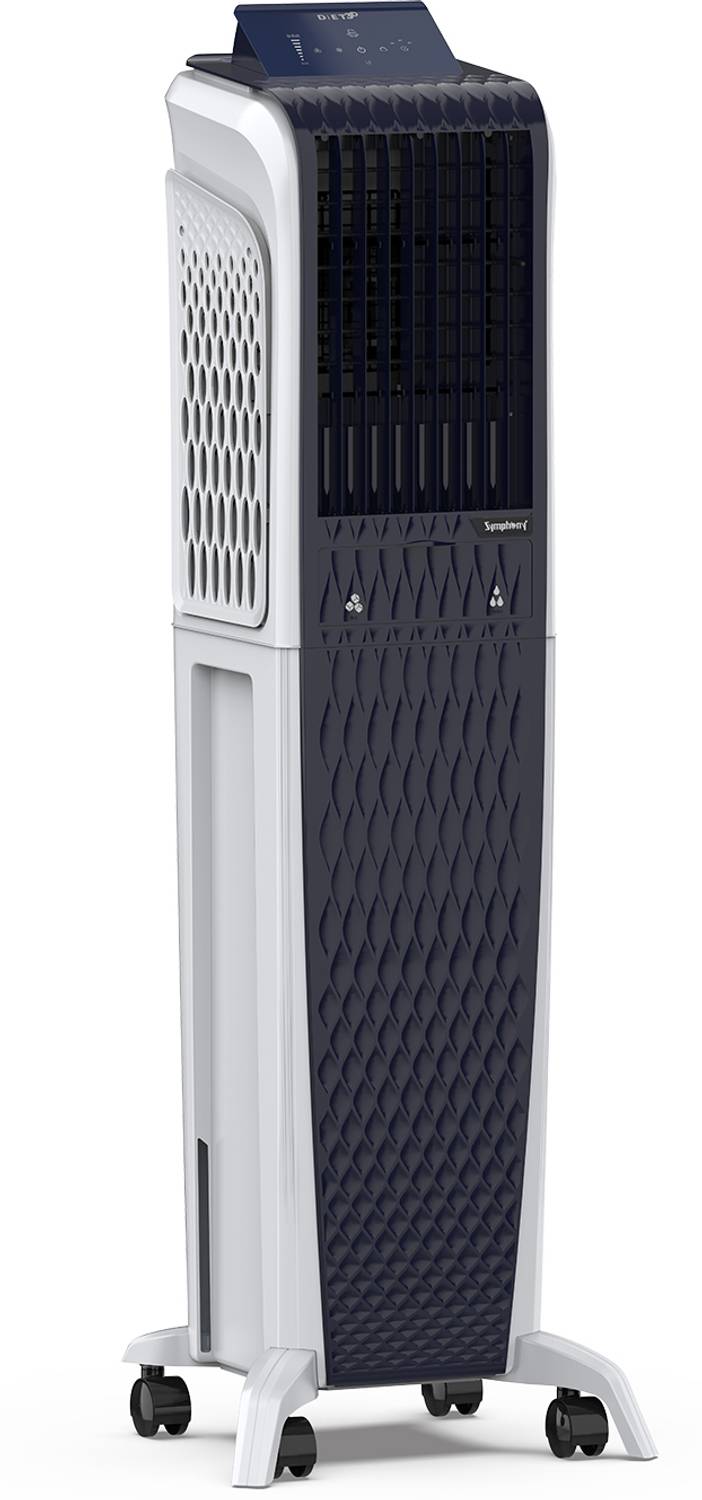 Symphony 50 L Tower Air Cooler with Touch & Remote Control CFD Technology Inverter Compatible