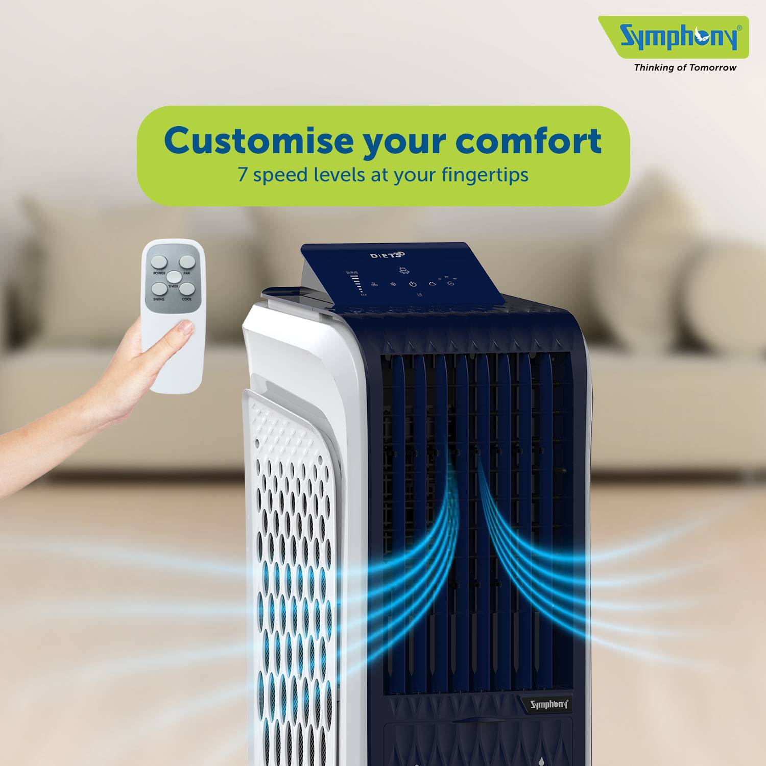 Symphony 24 L Tower Air Cooler Price in India - Buy Symphony 24 L
