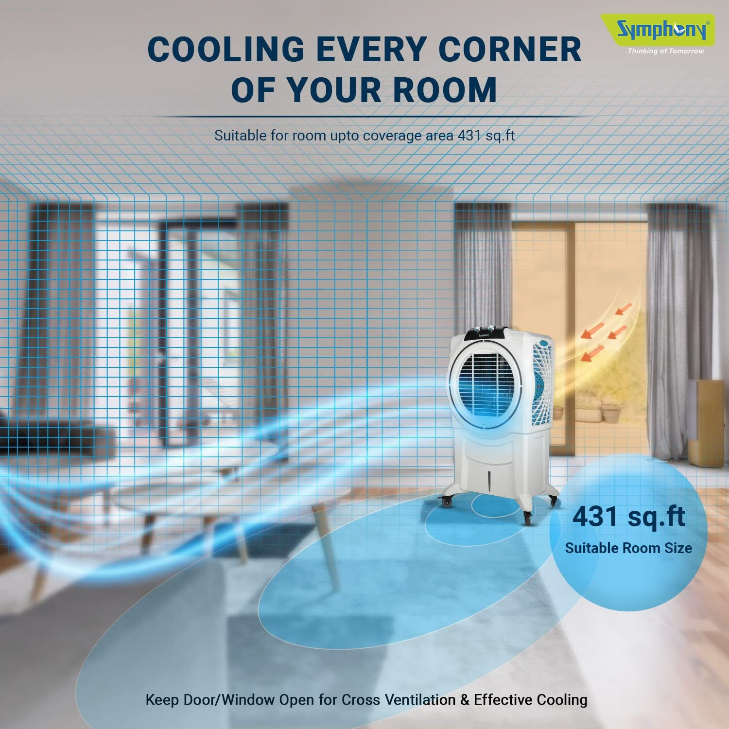 Image of Symphony 115 L Room /Personal Air Cooler