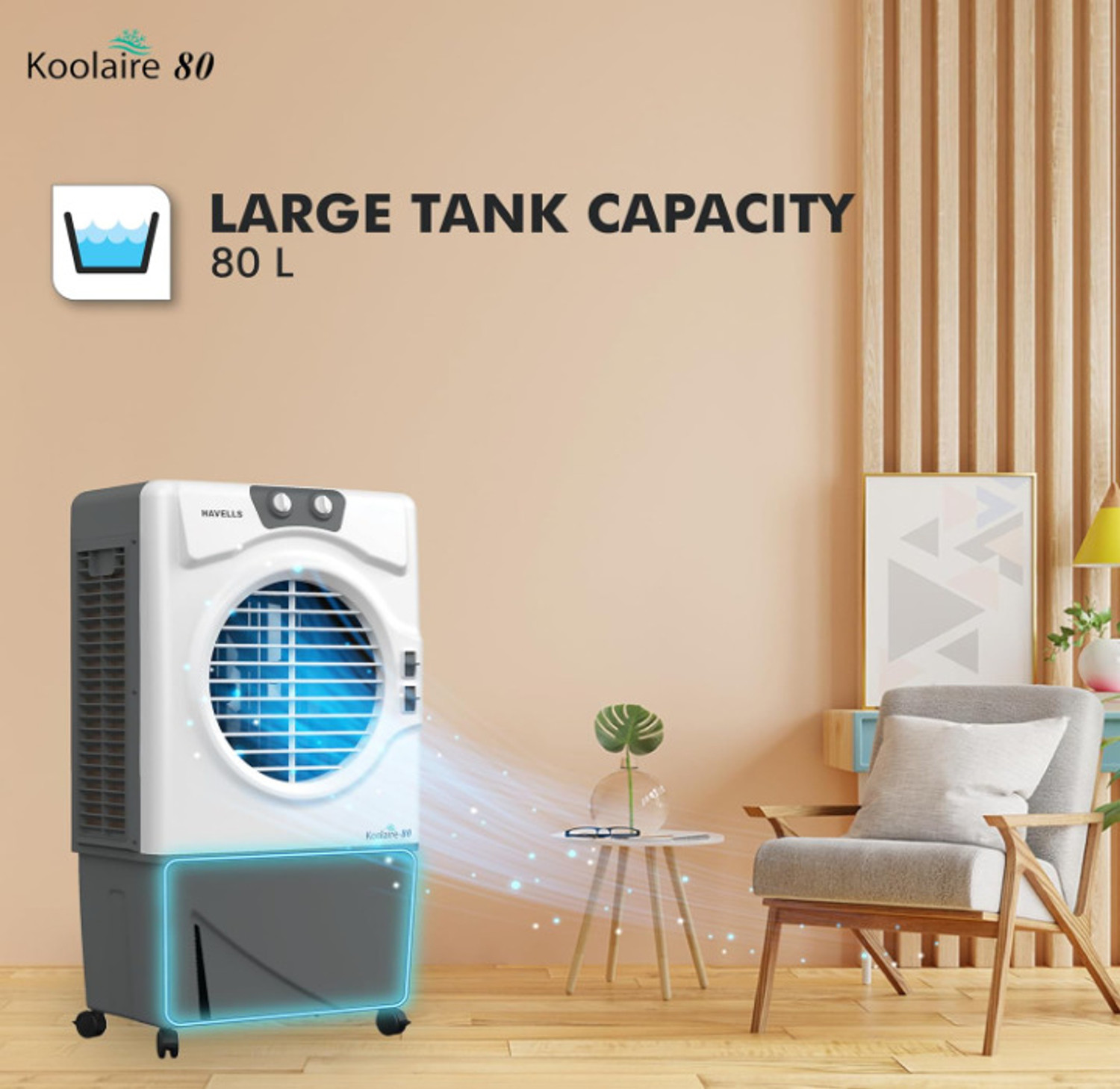 Image of HAVELLS 80 L Desert Air Cooler