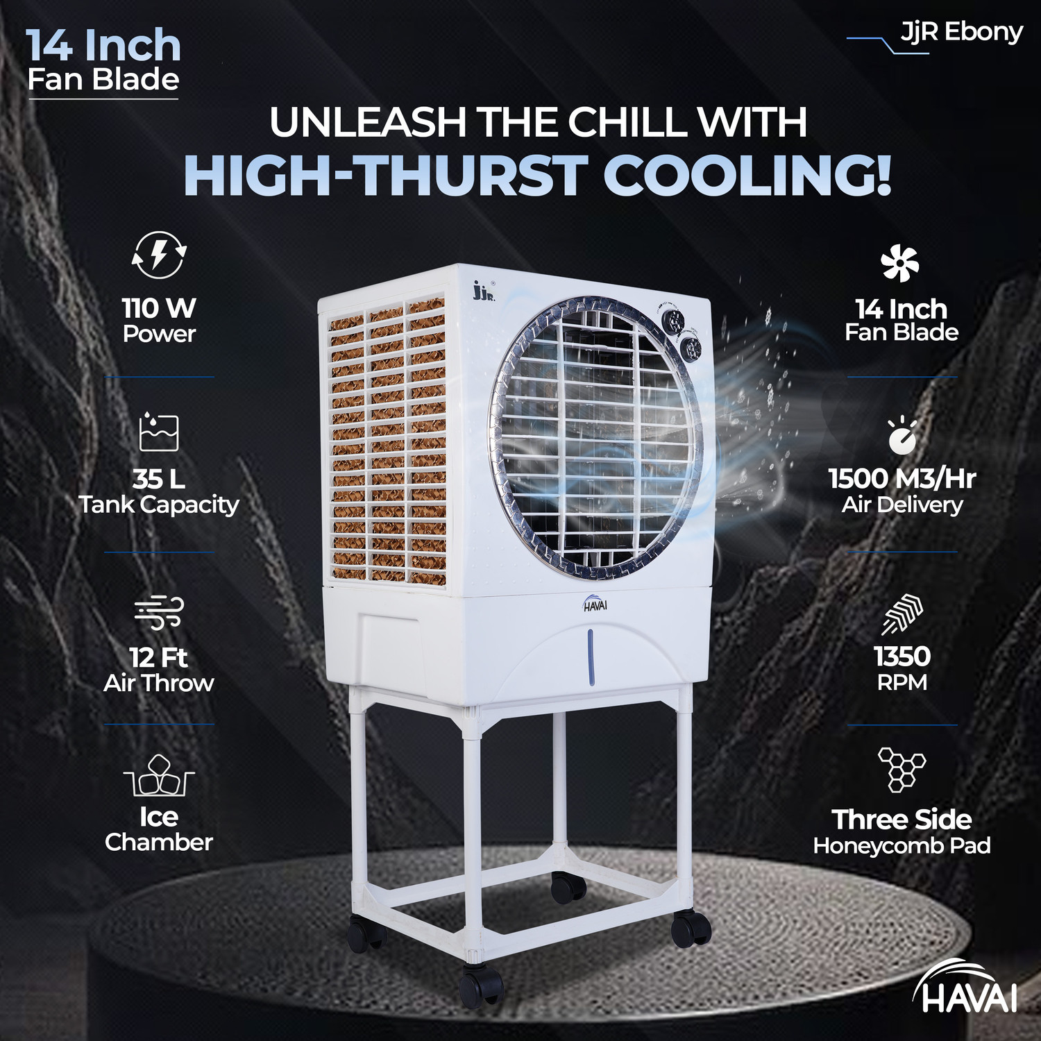 Image of Havai 35 L Room /Personal Air Cooler