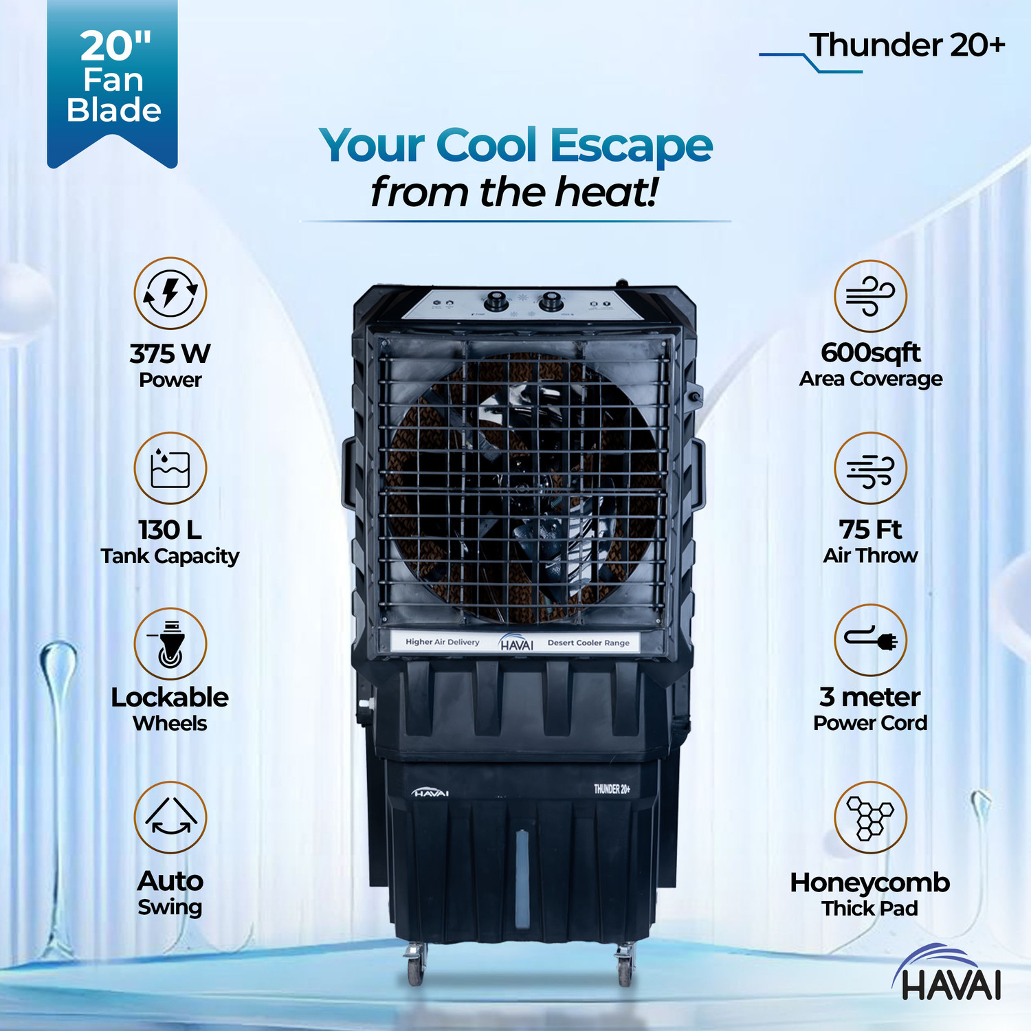Image of Havai 130 L Desert Air Cooler