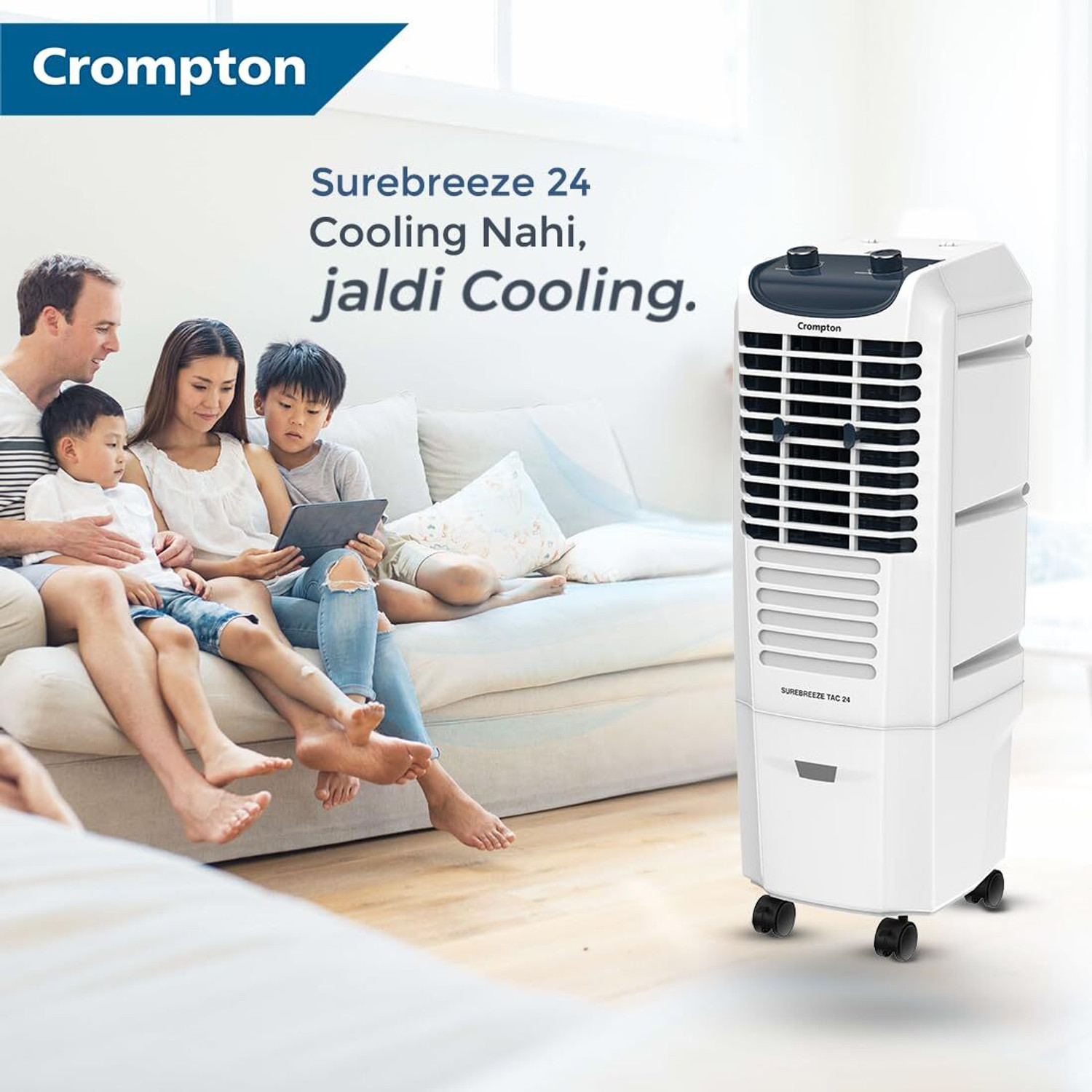 Image of Crompton 24 L Tower Air Cooler