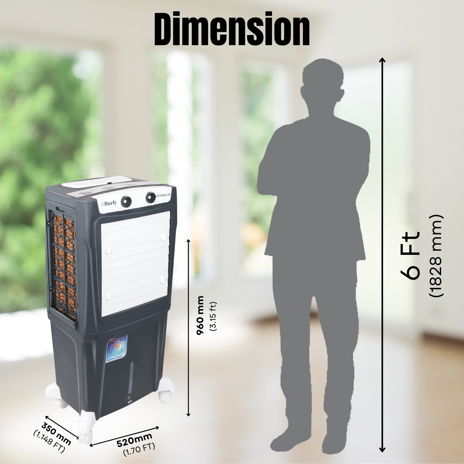 Image of BHABURLY 45 L Room /Personal Air Cooler