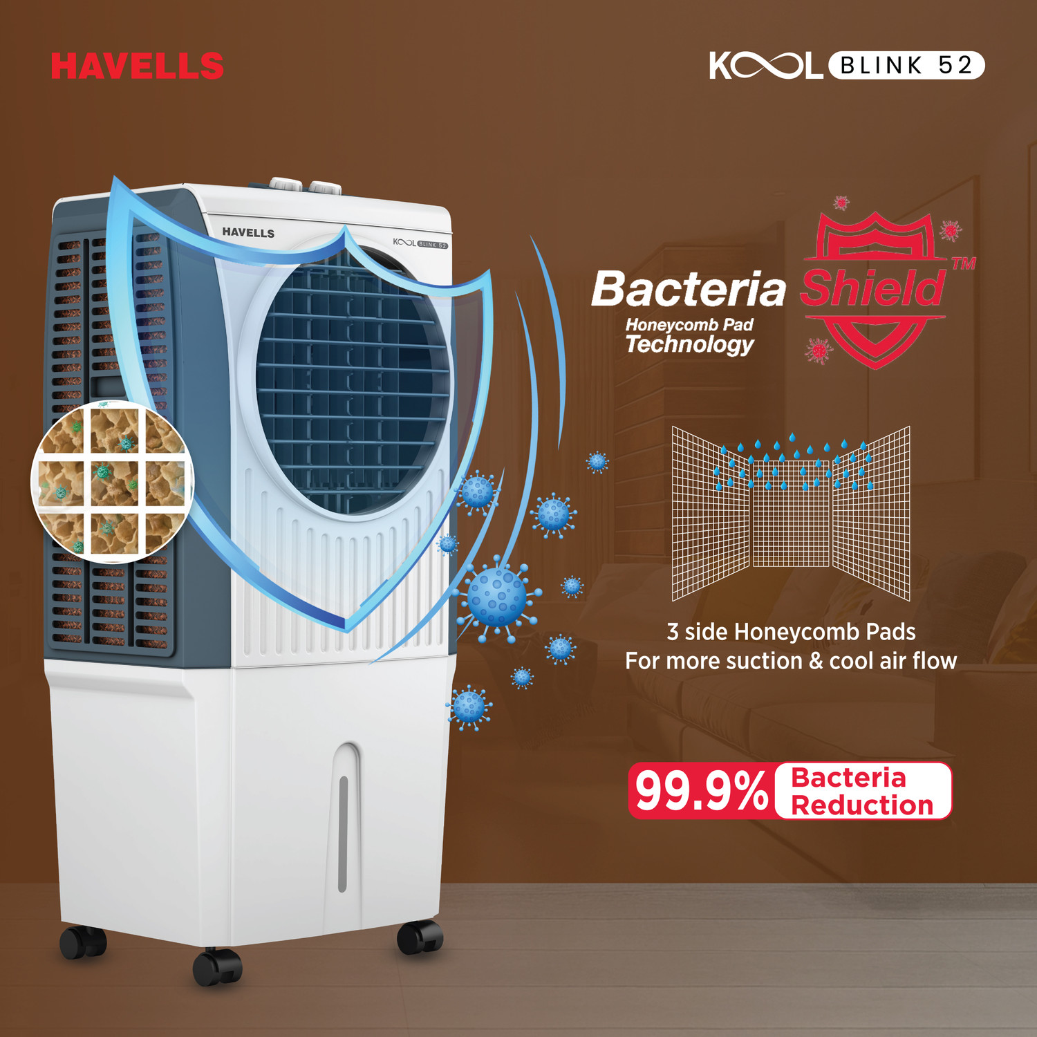 Image of HAVELLS 52 L Room /Personal Air Cooler