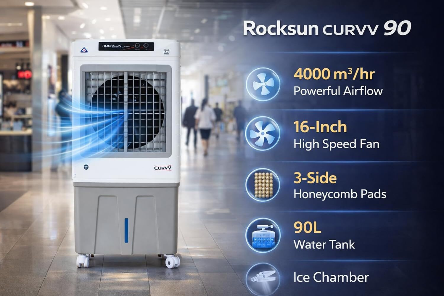 Image of ROCKSUN 90 L Desert Air Cooler