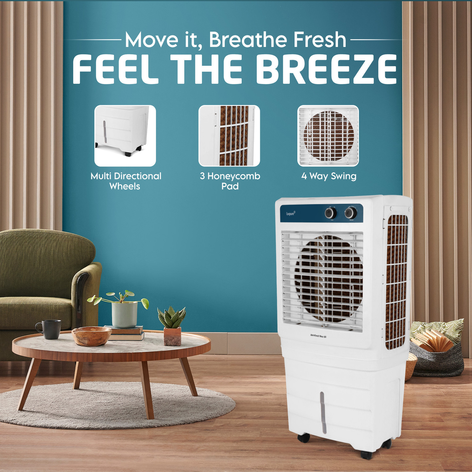 Image of LIVPURE 90 L Desert Air Cooler