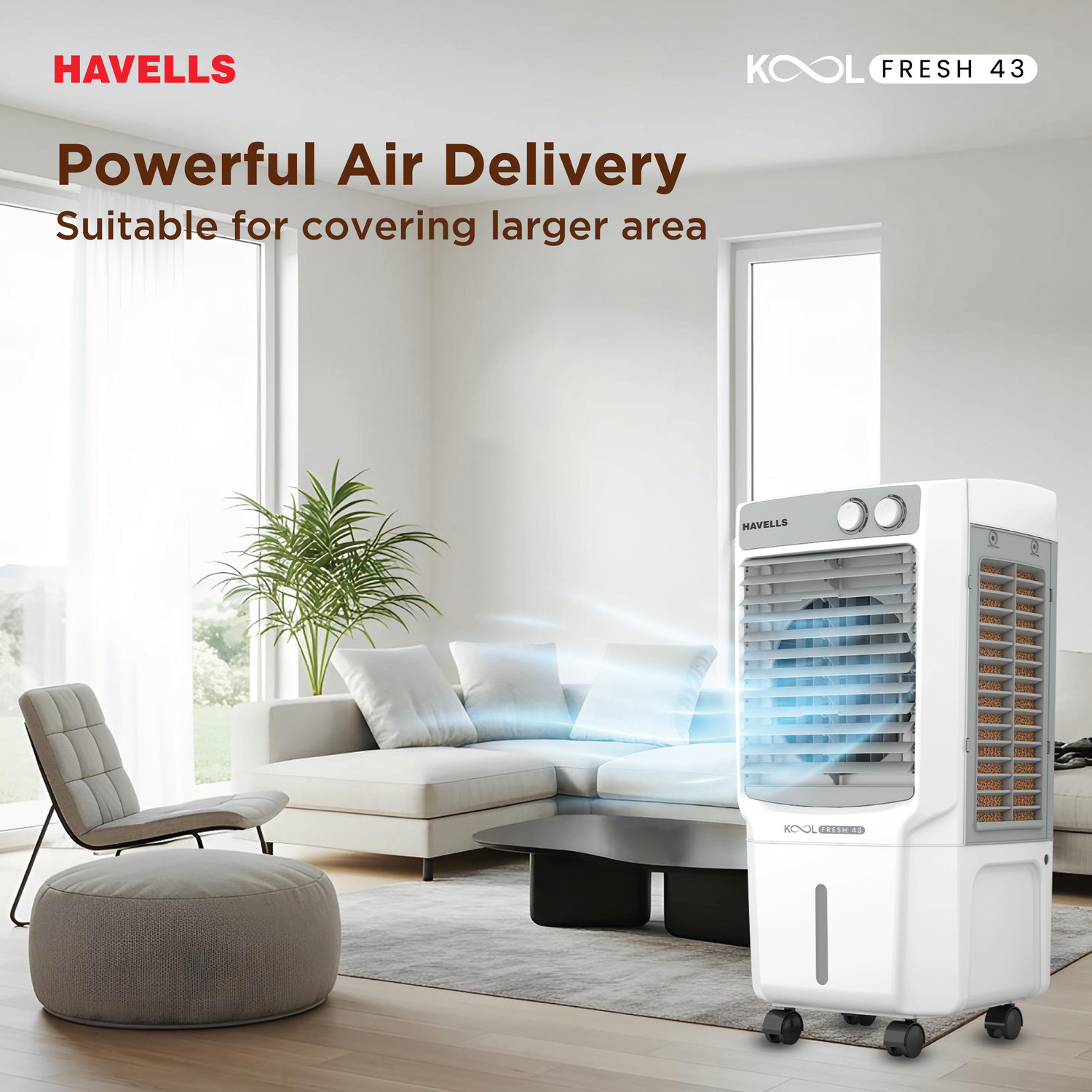 Image of HAVELLS 43 L Room /Personal Air Cooler