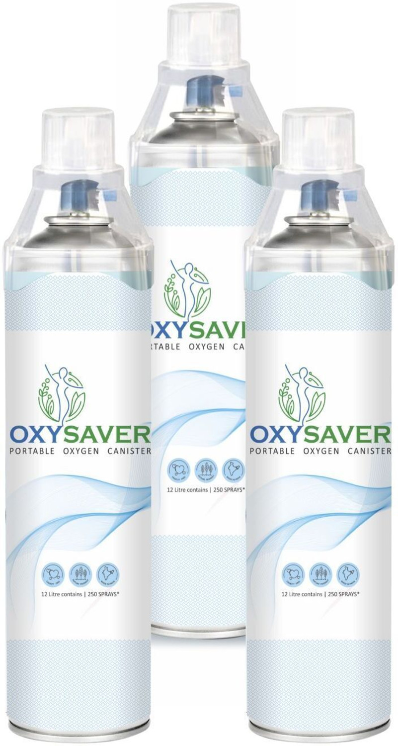 Image of Oxysaver Portable Oxygen Can | 750 Puffs | Compact & Travel Friendly Portable Oxygen Can
