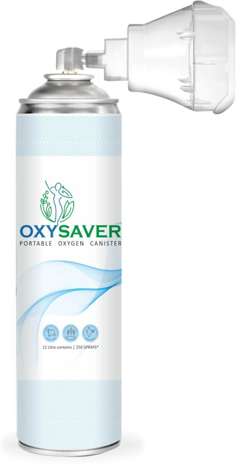 Image of Oxysaver Portable Oxygen Can | 250 Puffs | Compact & Travel Friendly Portable Oxygen Can