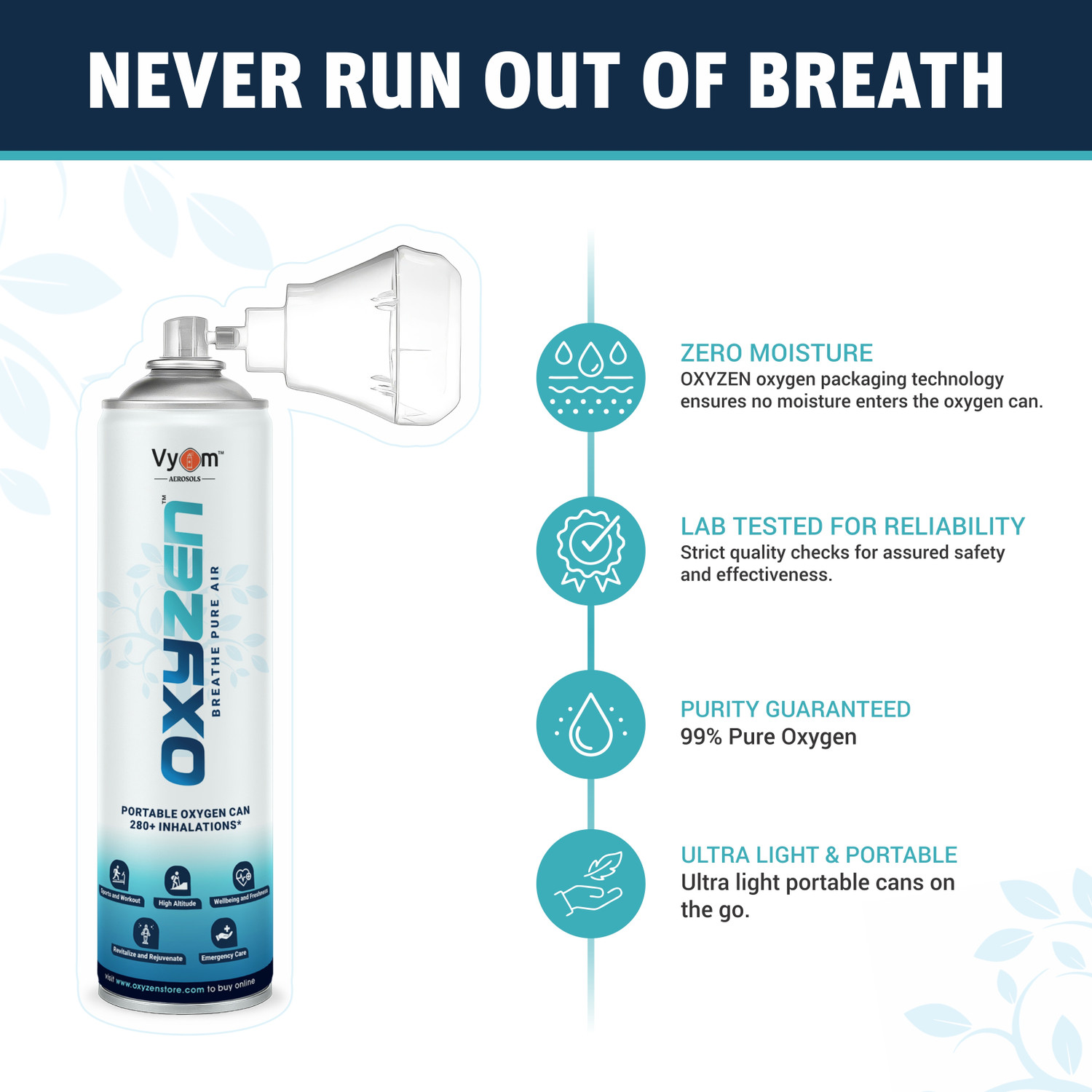 Image of OXYZEN OXYZENCAN Portable Oxygen Can