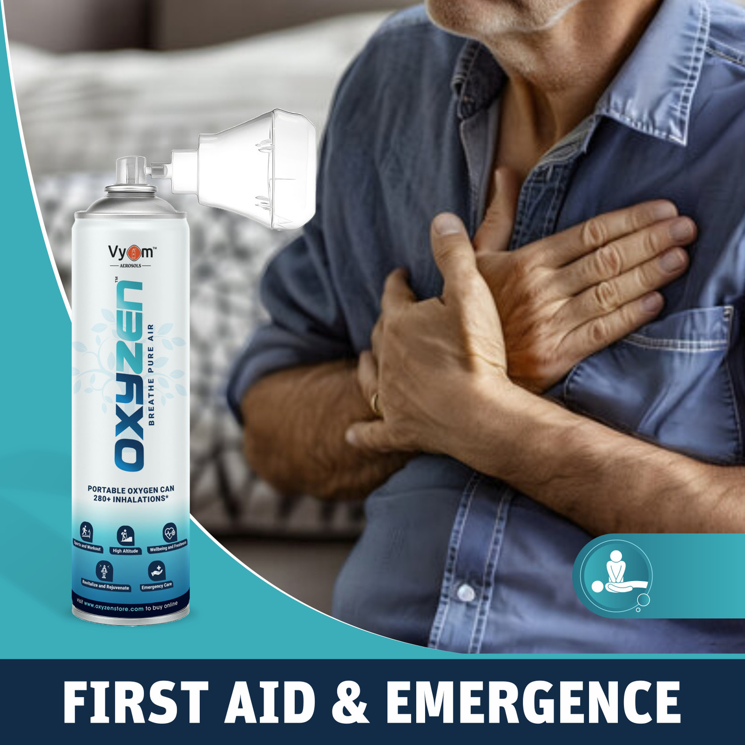 Image of OXYZEN OXYZENCAN Portable Oxygen Can