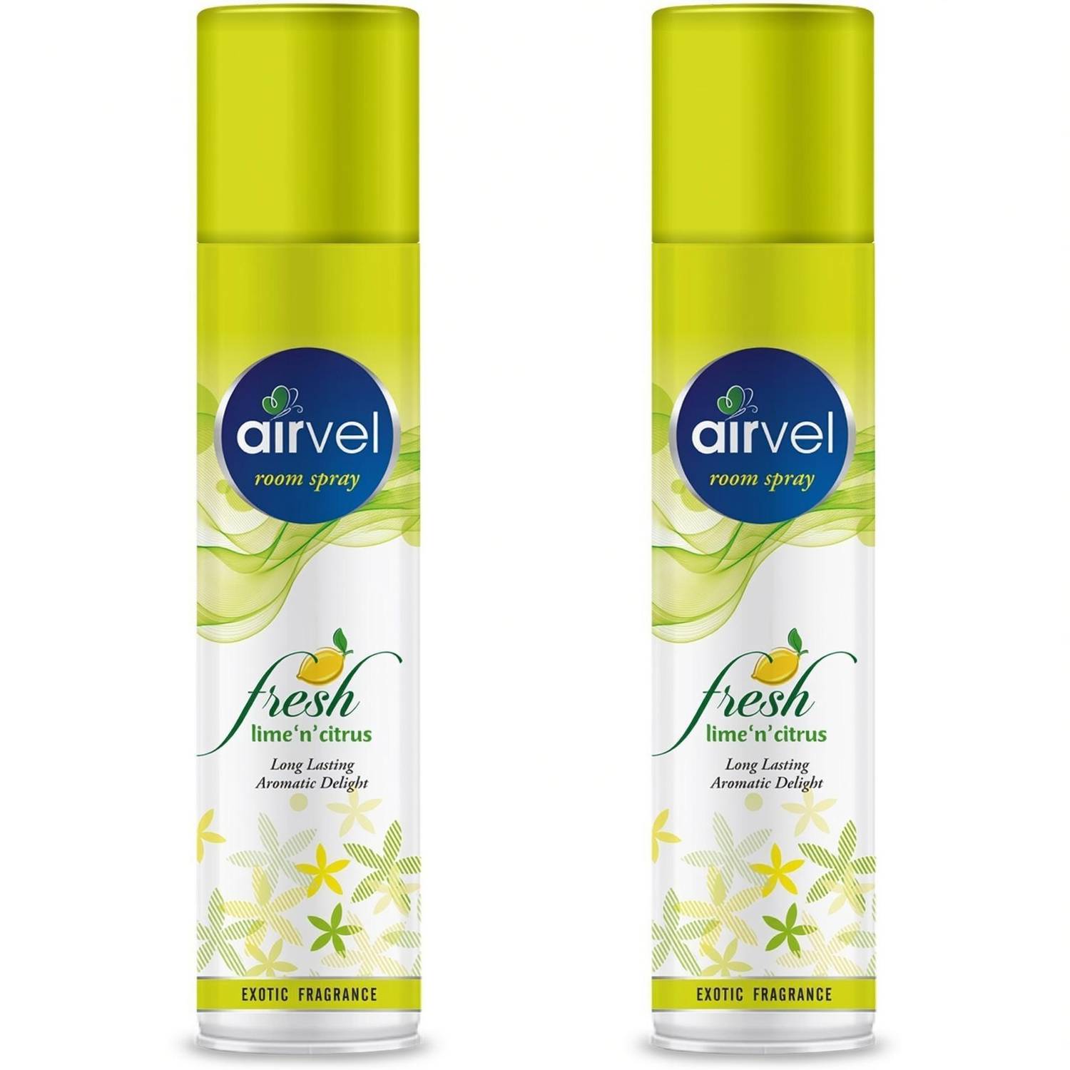 Airvel Fresh Lime 'n' citrus Spray Freshener Refreshes | Odour Neutralizer