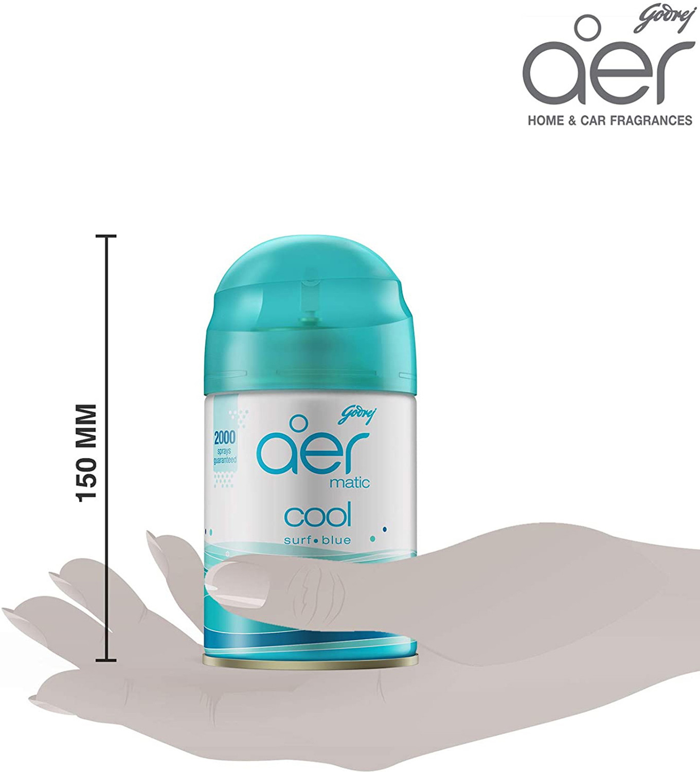 Image of Godrej Matic Room Freshener - Cool Surf Blue & Voilet Valley Bloom Automatic Spray For Home & Office