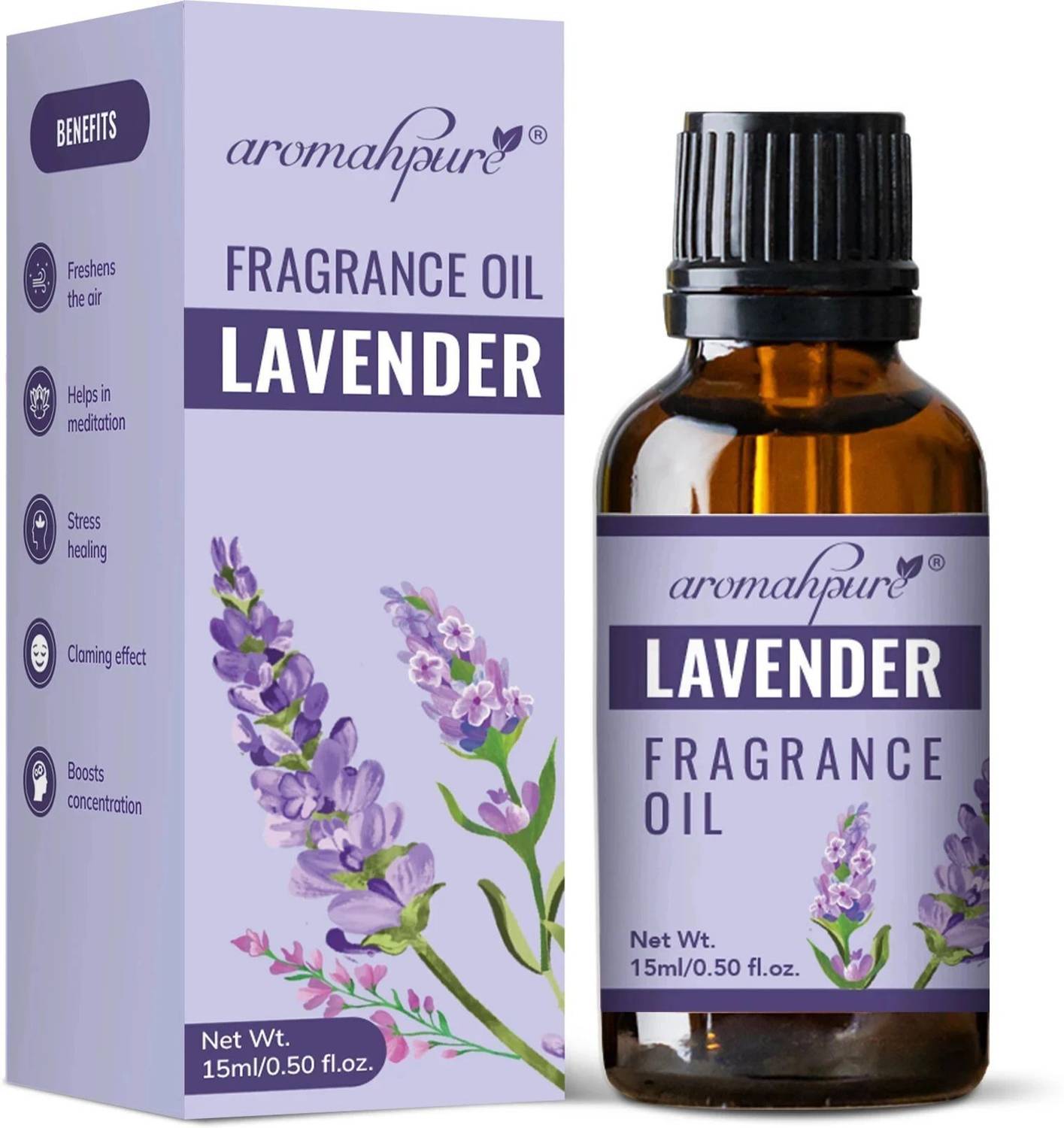 Aromahpure Lavender Aroma Oil for Home Fragrance Helps in Medit