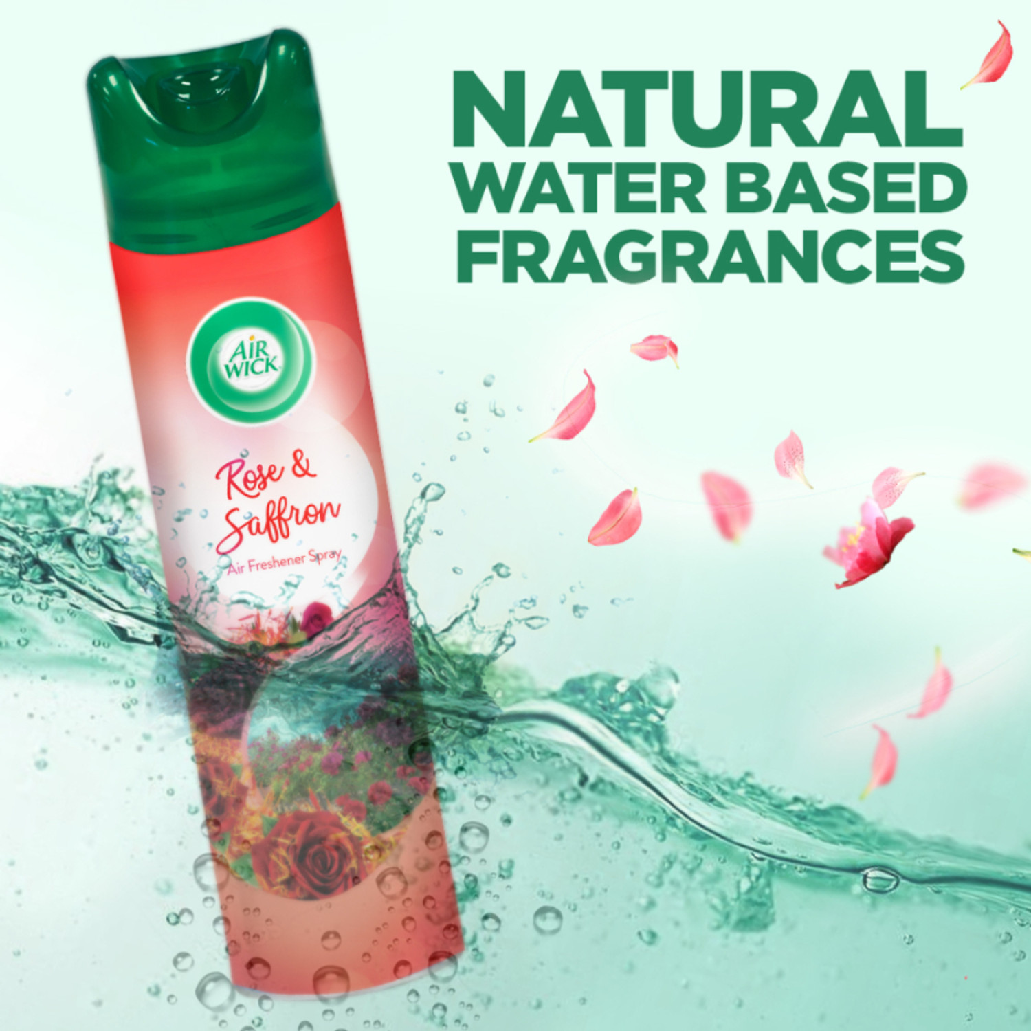 Image of Airwick Rose Spray Room Air Freshener Spray - Rose & Saffron