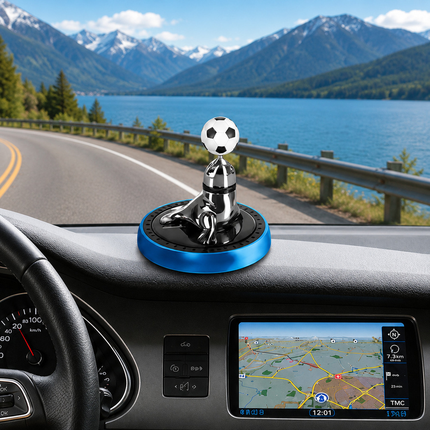 Image of evaaenterprises Fresh Aroma Oil, Diffuser Solar powered car freshener aroma fragrance