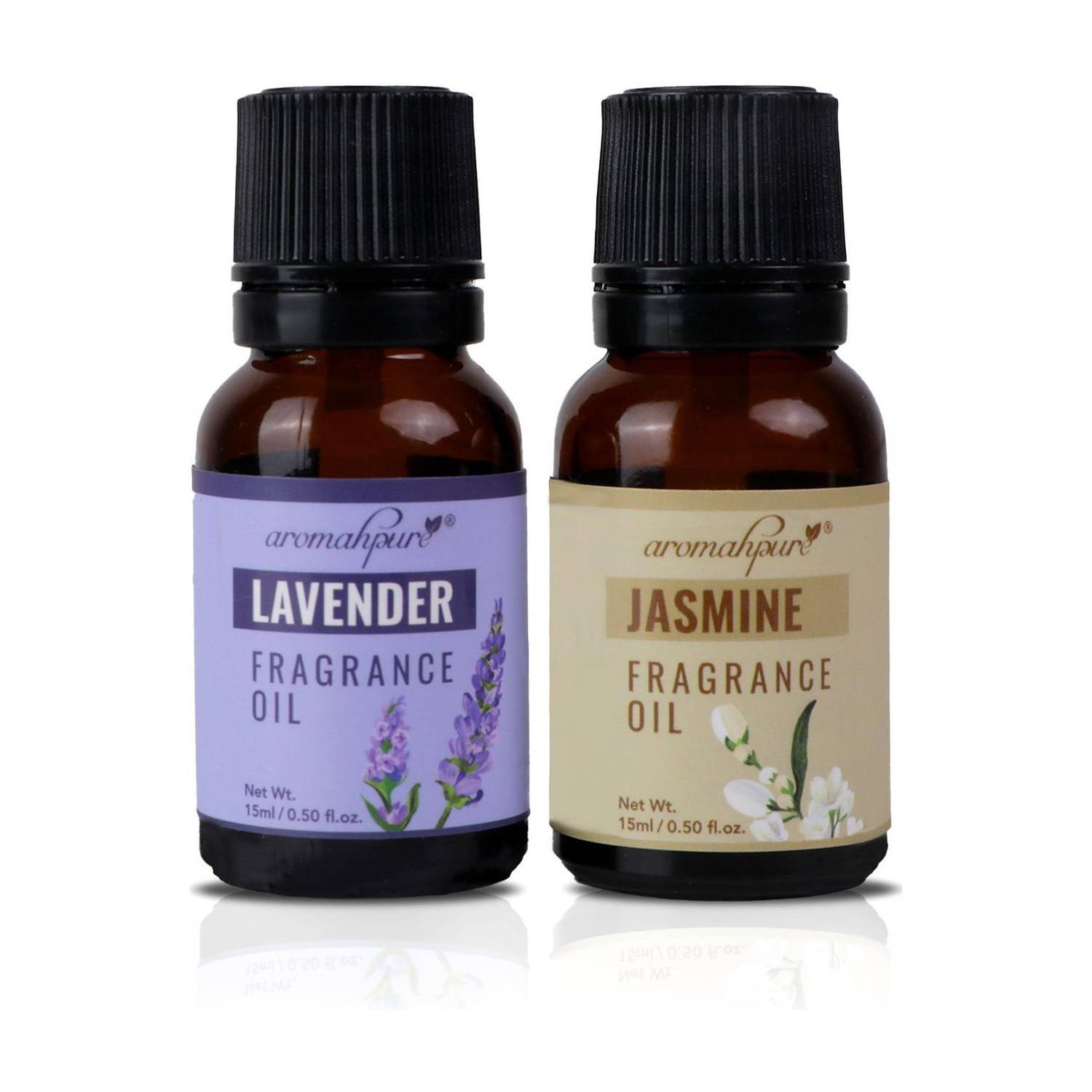 Aromahpure Lavender and Jasmine Aroma Oil for Home Fragrance | Helps in Meditation |Best for Aromatherapy |IFRA Certified