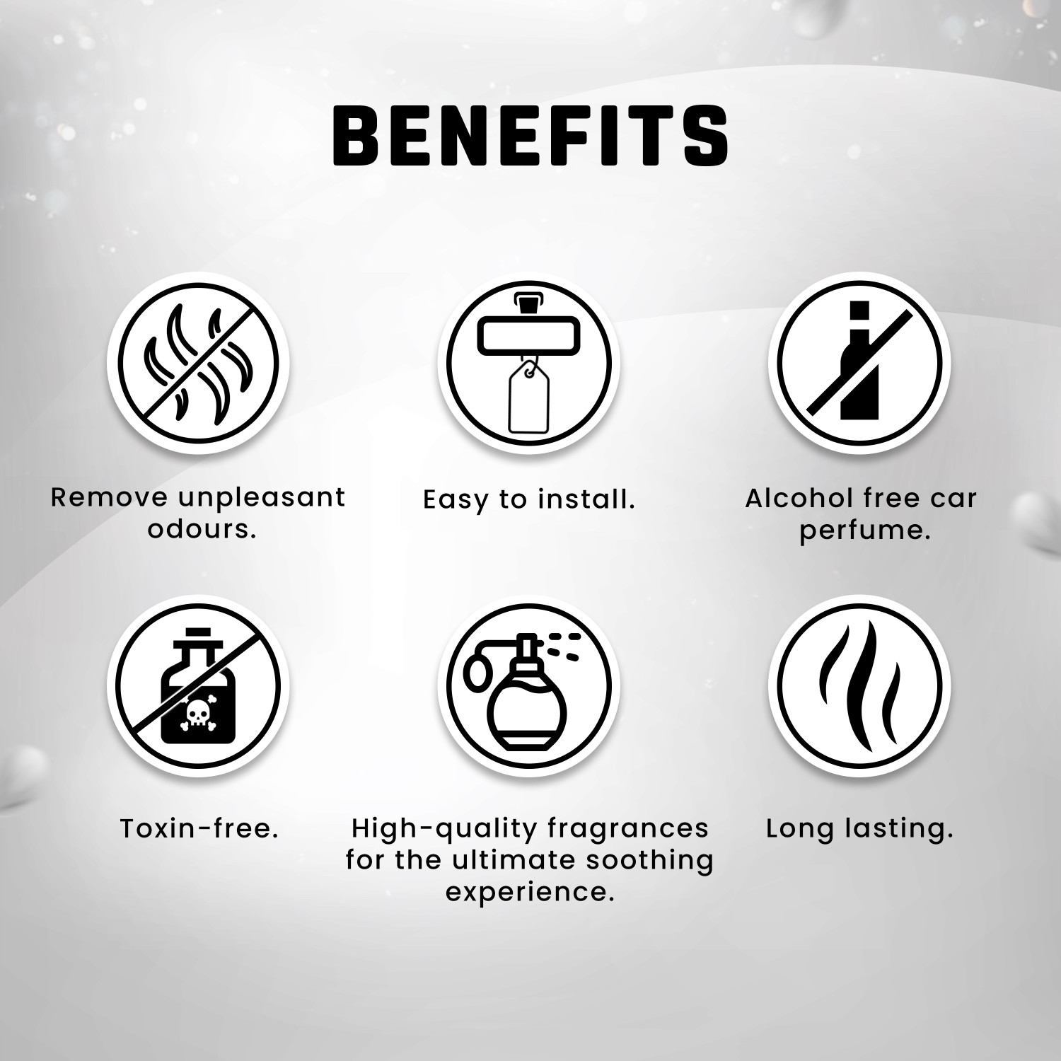Image of UNO AROMA Orchid Flower Fragrance Car Freshener Spray Orchid luxury car Perfume with Car with Hanging card, 200+ spray