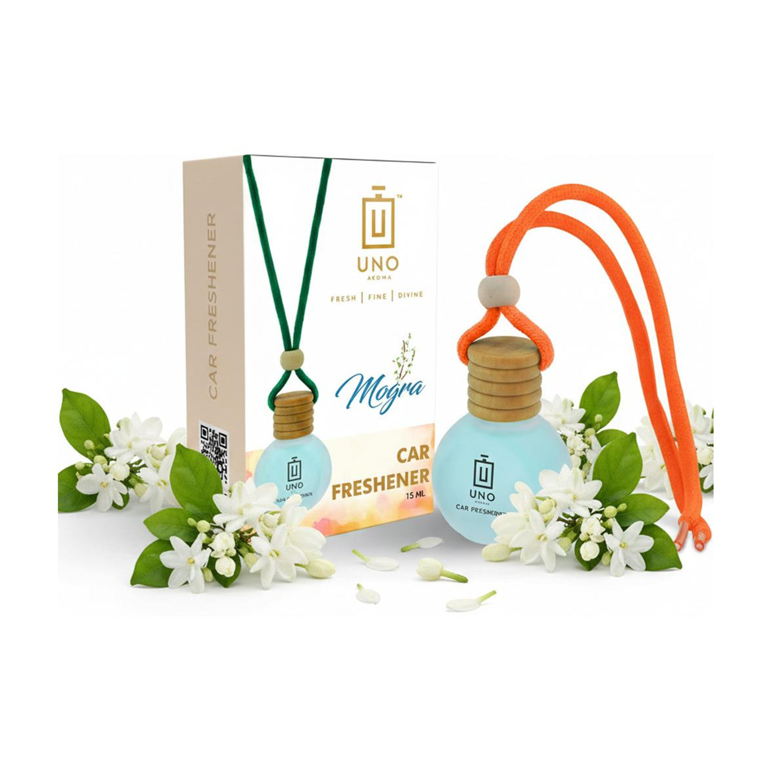 Image of UNO AROMA Mogra Car Freshener Diffuser UNO Mogra Car Freshener