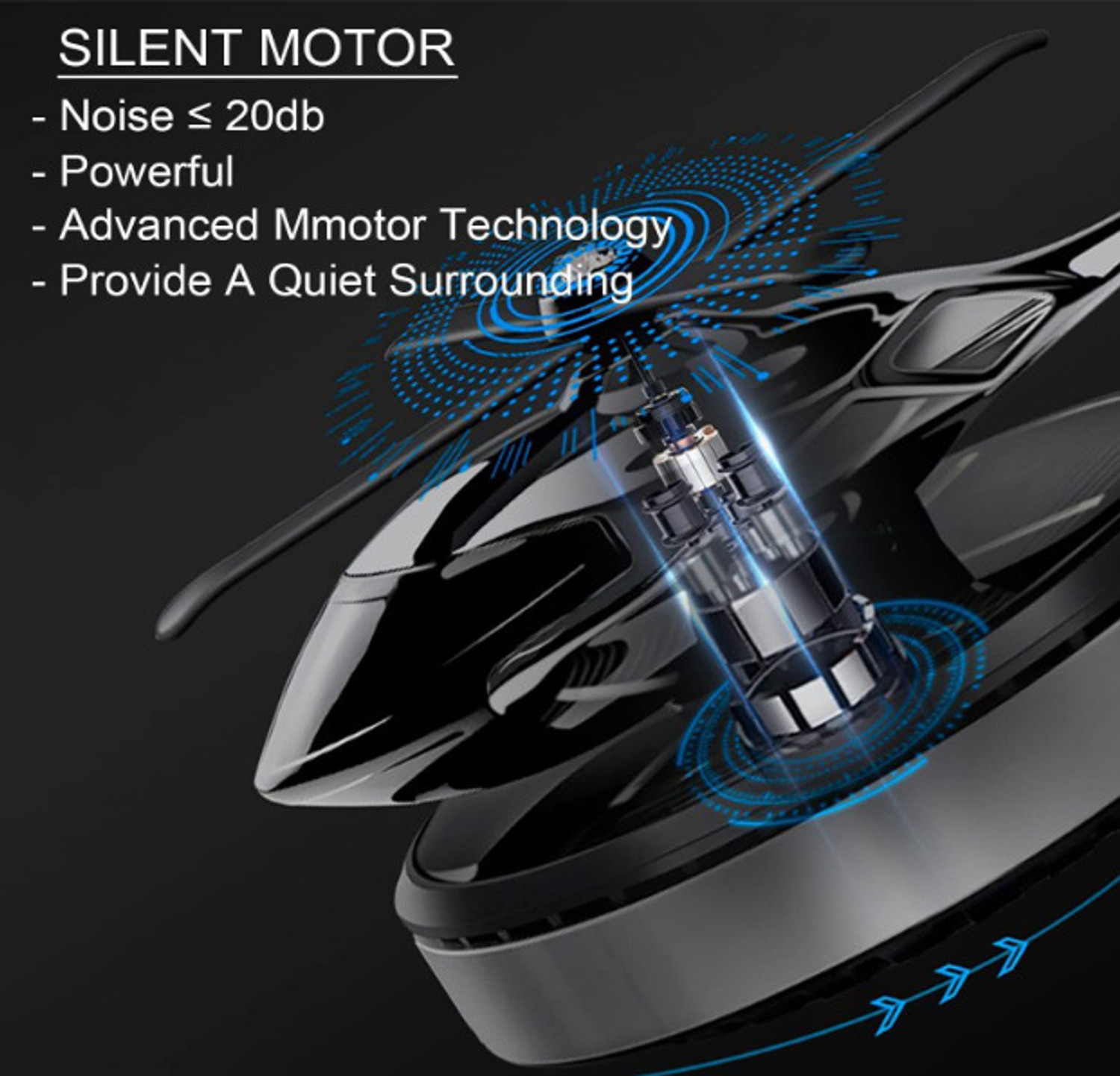 Image of Iris Grape Helicopter Decoration Rotating Car Dashboard Solar Car Air Freshener Car Freshener Diffuser Helicopter Rotating Decoration Rotating Rotating Perfume Aromatherapy Essential Oil Solar Car Air Freshener