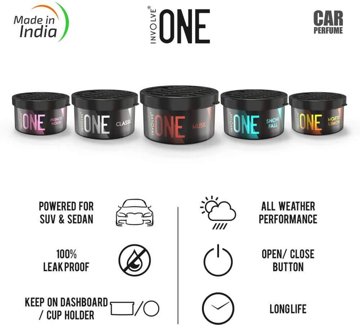 Involve Classic Organic Car Perfume - Image 5