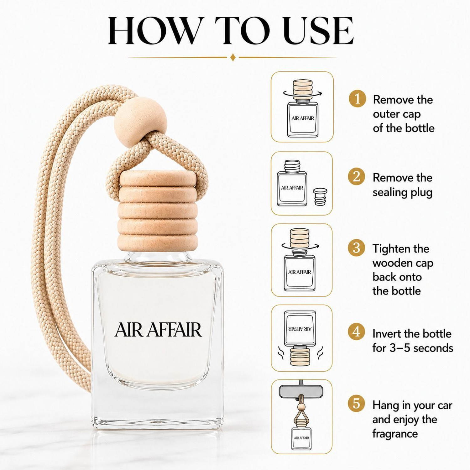 Image of Air Affair AQUATIC DRAKKAR Car Freshener Diffuser Luxury Car Perfume | Long Lasting Fresh Aquatic Fragrance (10 ml)