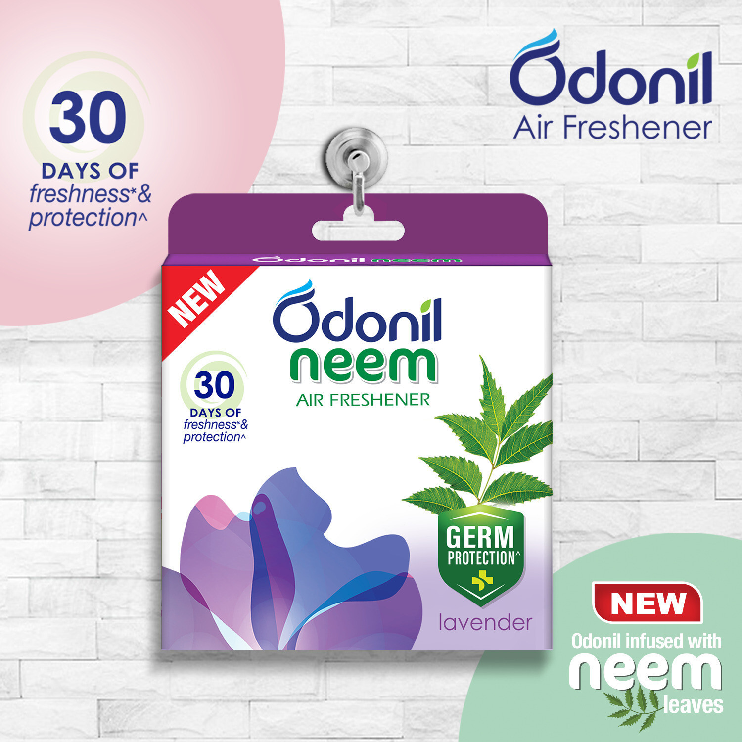 Image of Odonil Neem Bathroom Air Freshener | Assorted Blocks | Mixed Fragrance | Long Lasting Blocks Neem Bathroom Air Freshener | Assorted Blocks | Mixed Fragrance | Long Lasting