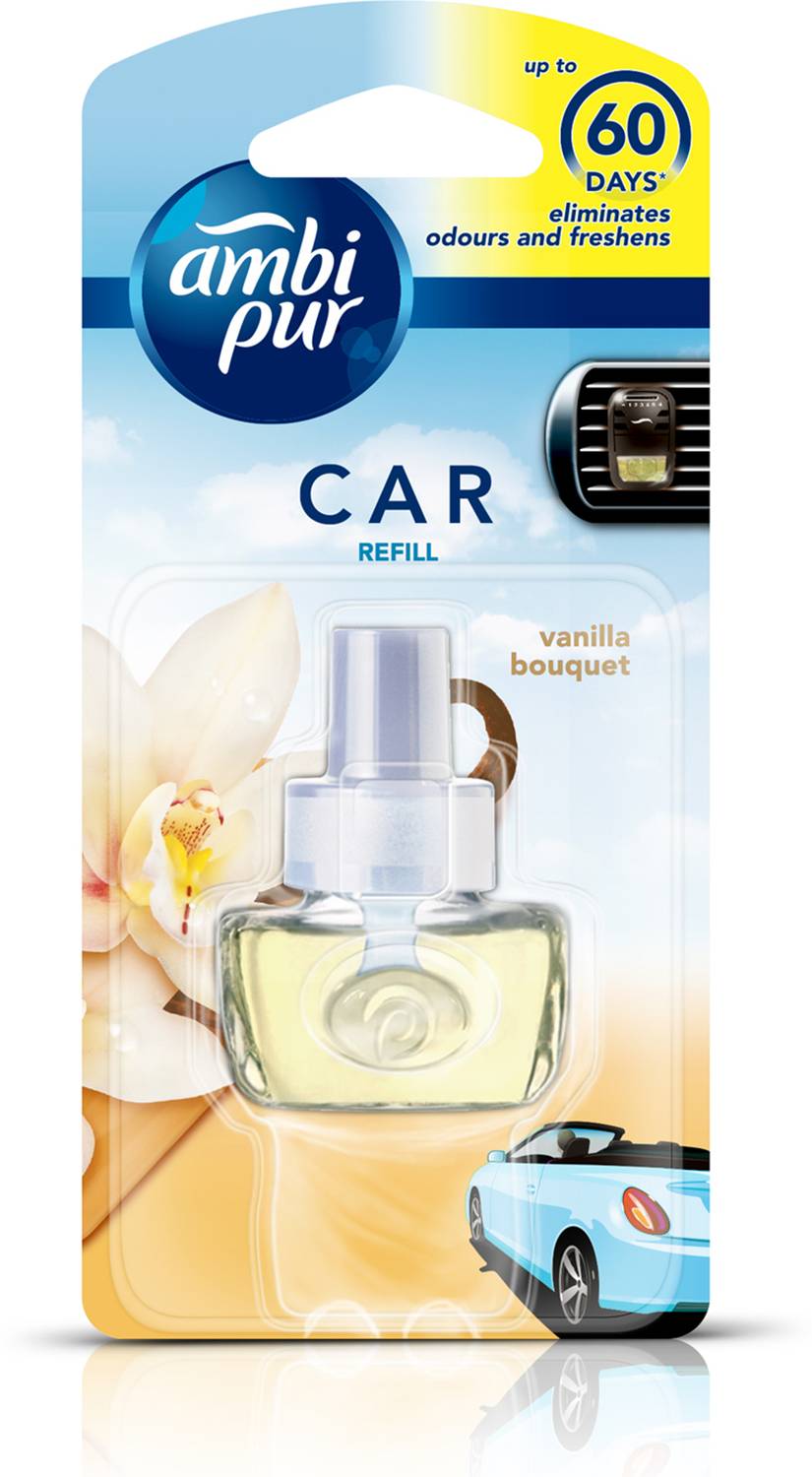 Ambipur Vanilla Bouquet Car Freshener Refill Car Freshener Refill Vanilla Bouquet Car Freshener Refill