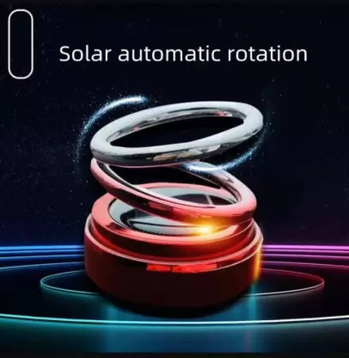 AIRSKY Solar Powered Rotating DUAL colour Perfume Air Freshener Car Freshener Diffuser Solar Powered Rotating DUAL colour Perfume Car Air Freshener