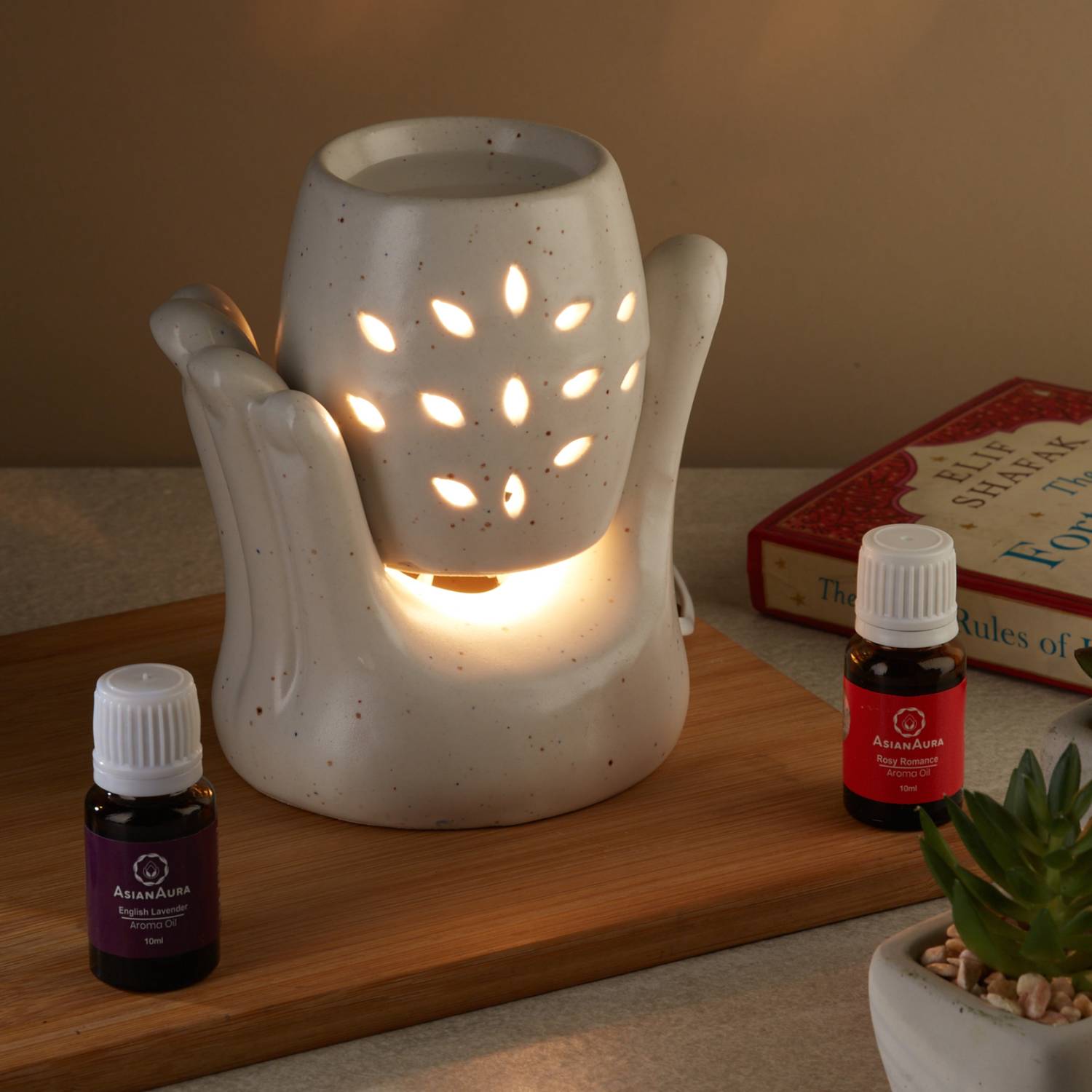 Asian Aura Electric Diffuser for Home Fragrance, Aromatherapy & H