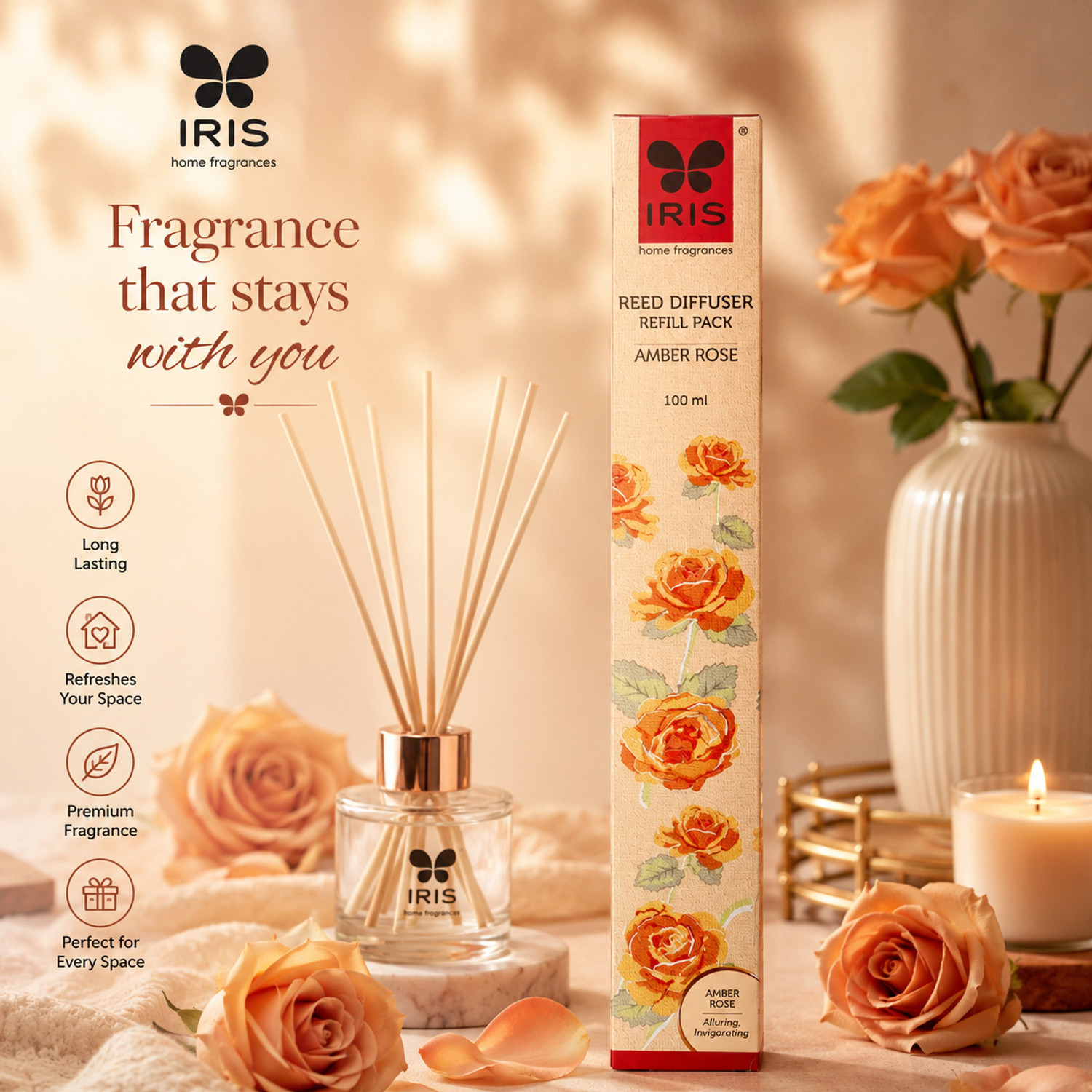 Image of IRIS Amber Rose Refill IR-RD-RF-AR