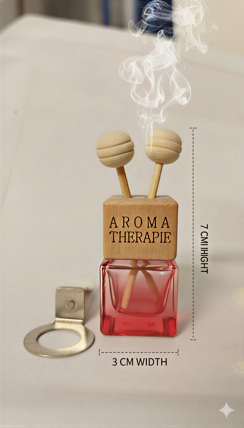 Image of sugandhit Huugo Boss Aroma Oil Huugo Boss Reed Diffuser Pink for Car, Home & Office - Long‑Lasting Natural Air Freshener
