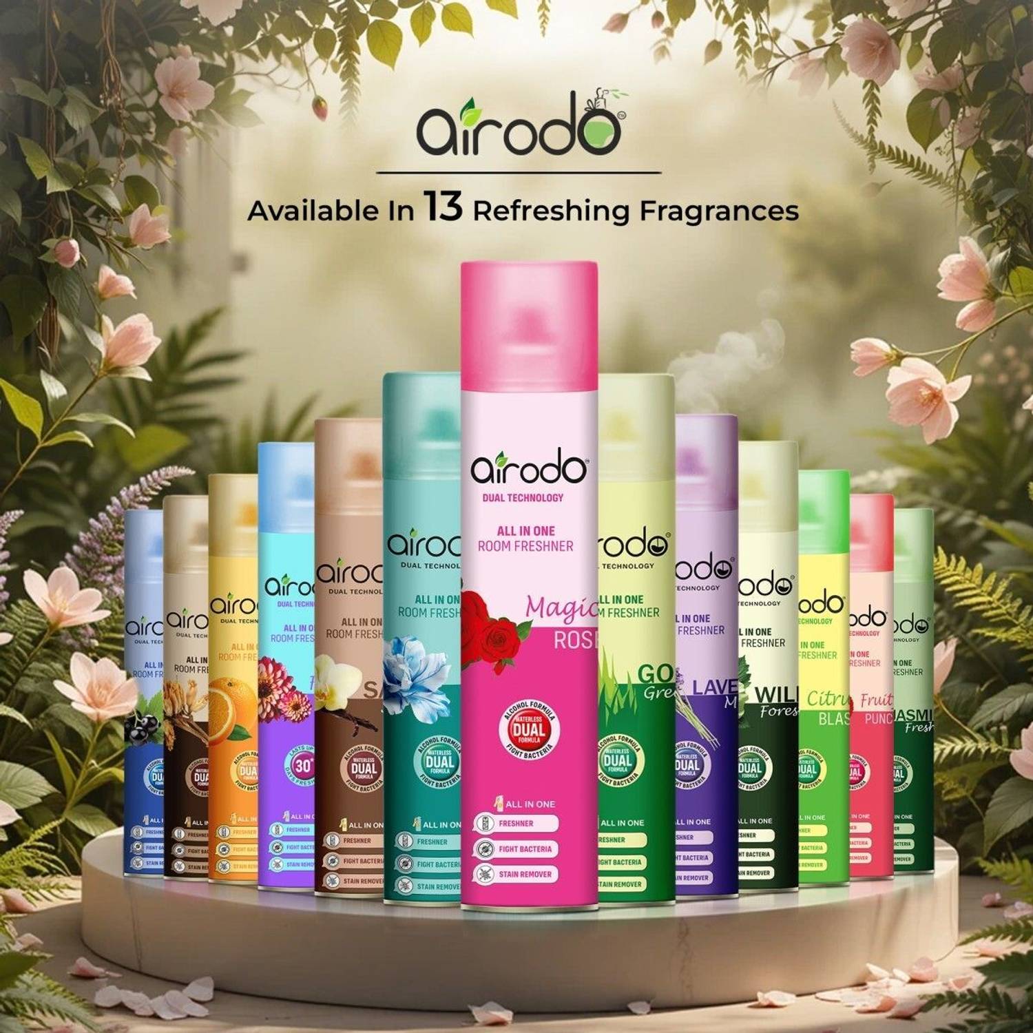 AIRODO Floral Crush Room Air Freshener Spray - Image 5