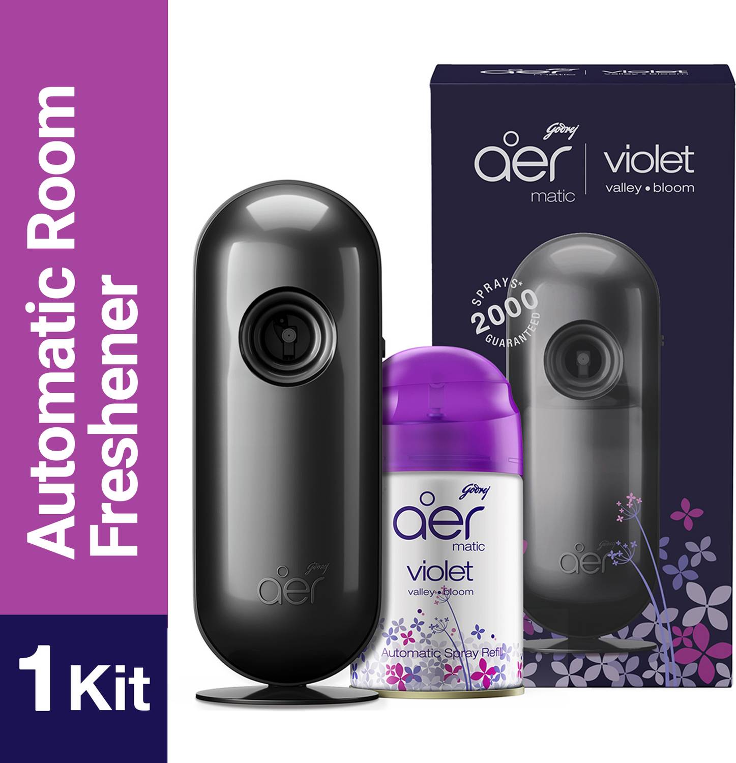 Godrej Aer Matic Room Freshener - Violet Valley Bloom