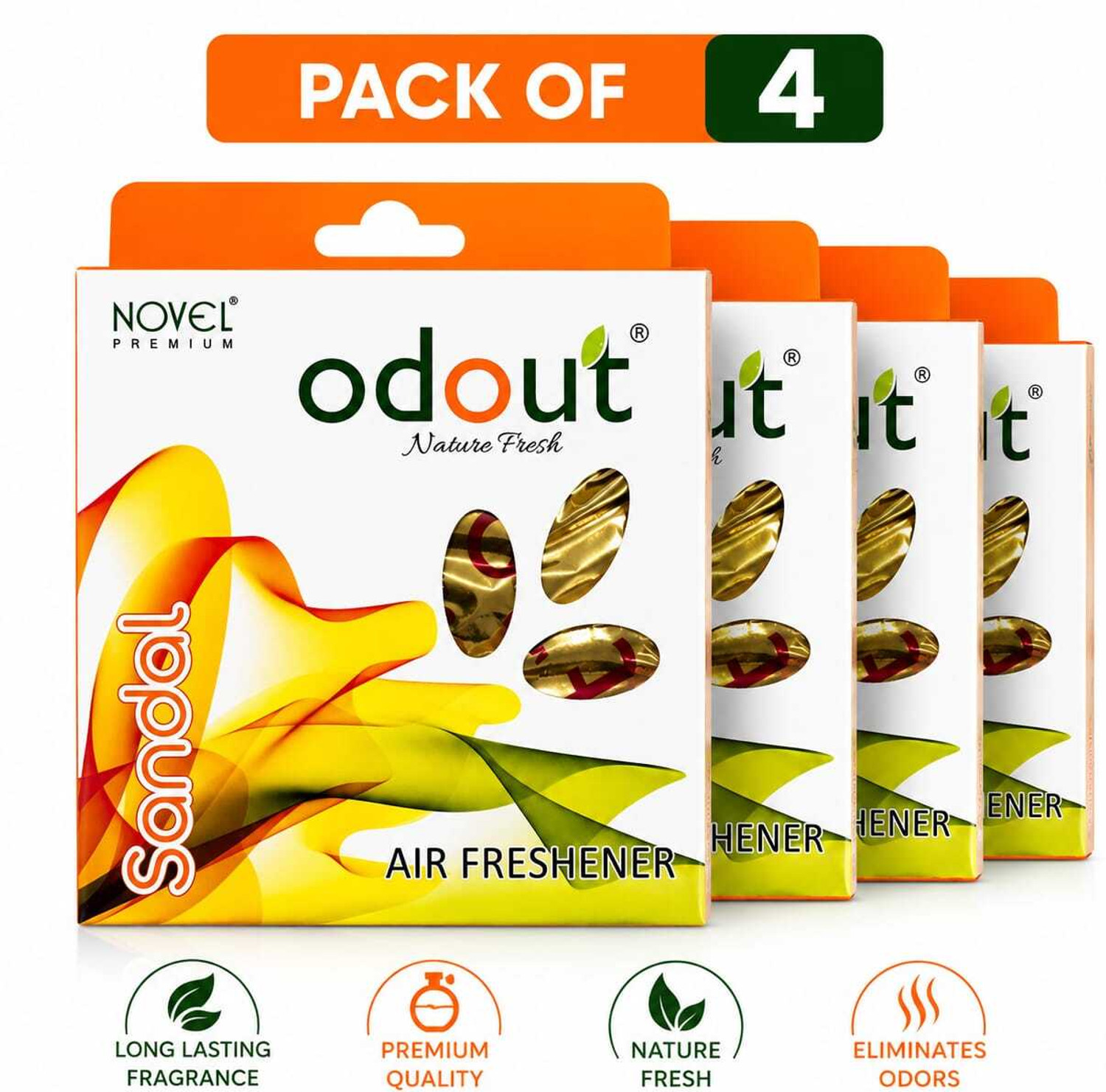 Image of NOVEL Jasmin Blocks Odout Nature Fresh Premium Air Freshner