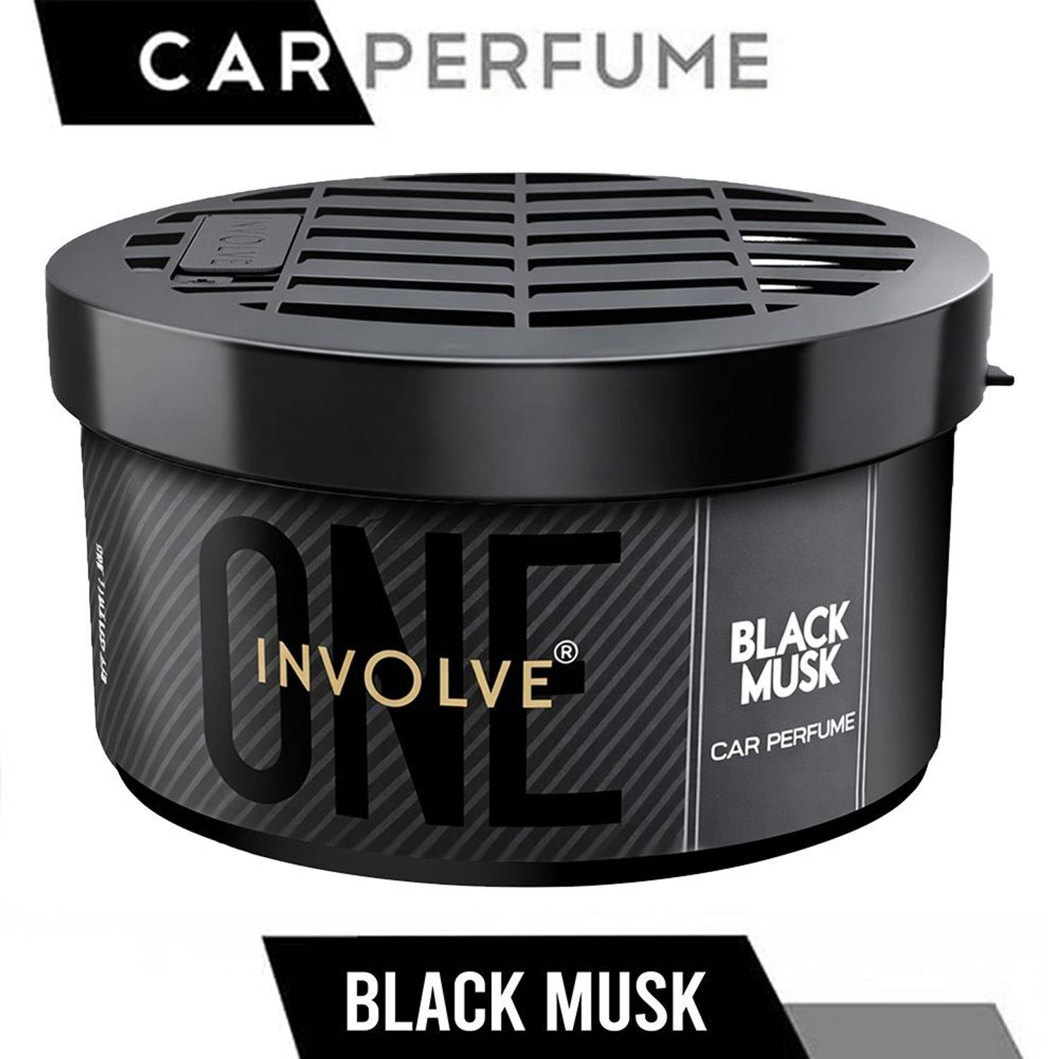 Involve Black Musk Organic Car Perfume & Strong Fiber Car Fresh