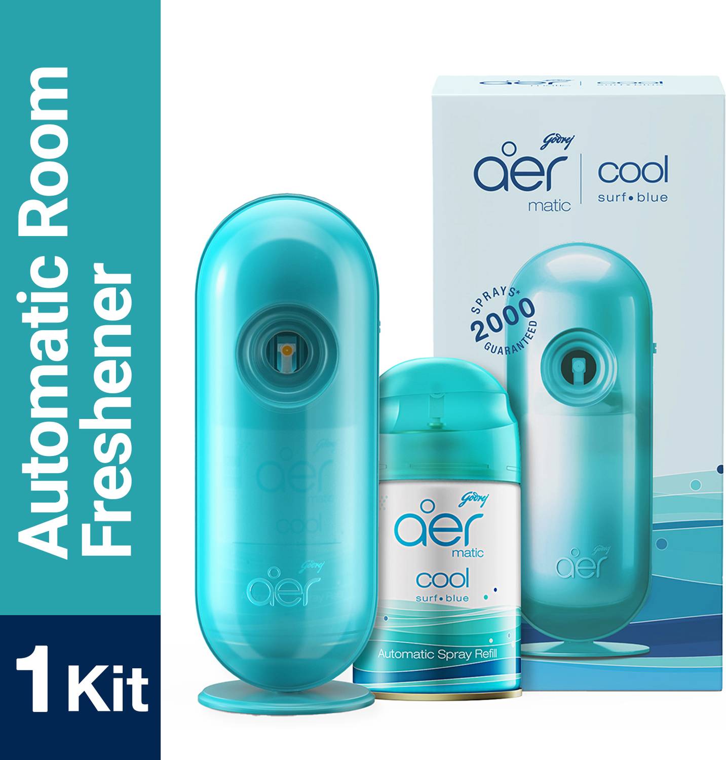 Godrej Aer Matic Room Freshener -Cool Surf Blue Automatic Spray M