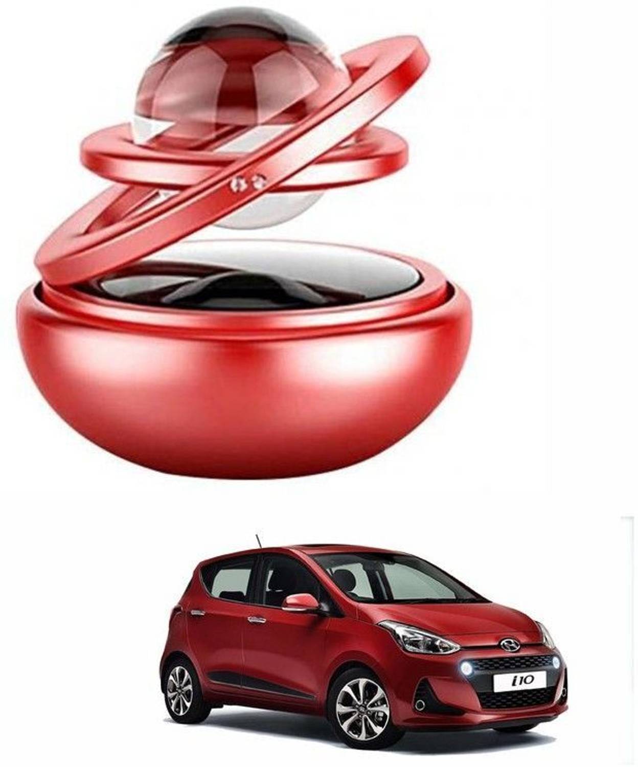 ASRYD Aroma Car Freshener Diffuser RED KANCHA MATEL SOLAR 42
