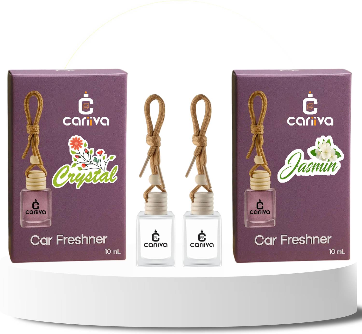 Cariiva CRYSTAL-JASMINE Car Freshener Diffuser CR_02