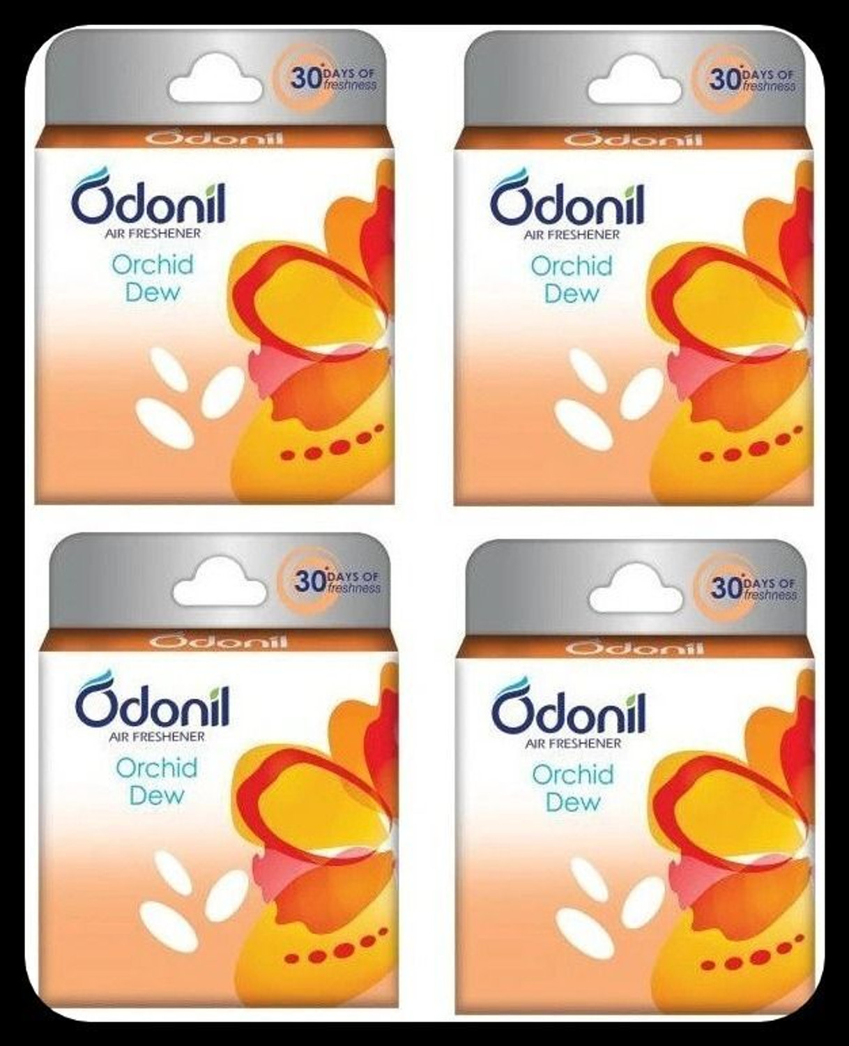 Image of Odonil Orchid Dew Blocks Air Freshener for Room Bathroom Toilet Long Lasting